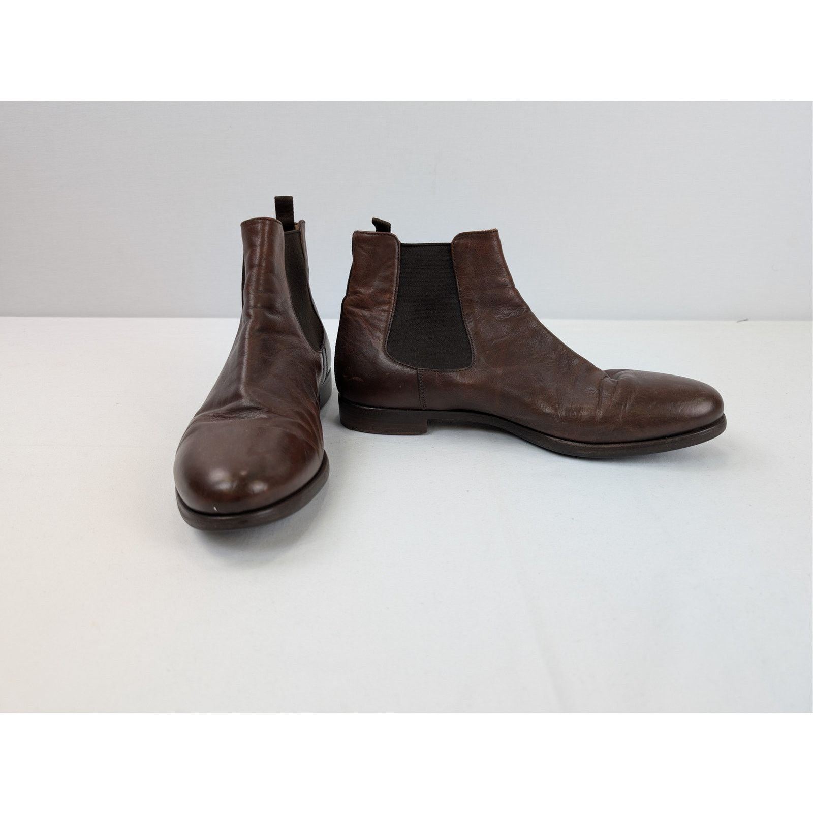Prada o1rshd1 CC20 Chelsea Boots in Dark Brown Size US 8 / EU 41 - 15 Thumbnail
