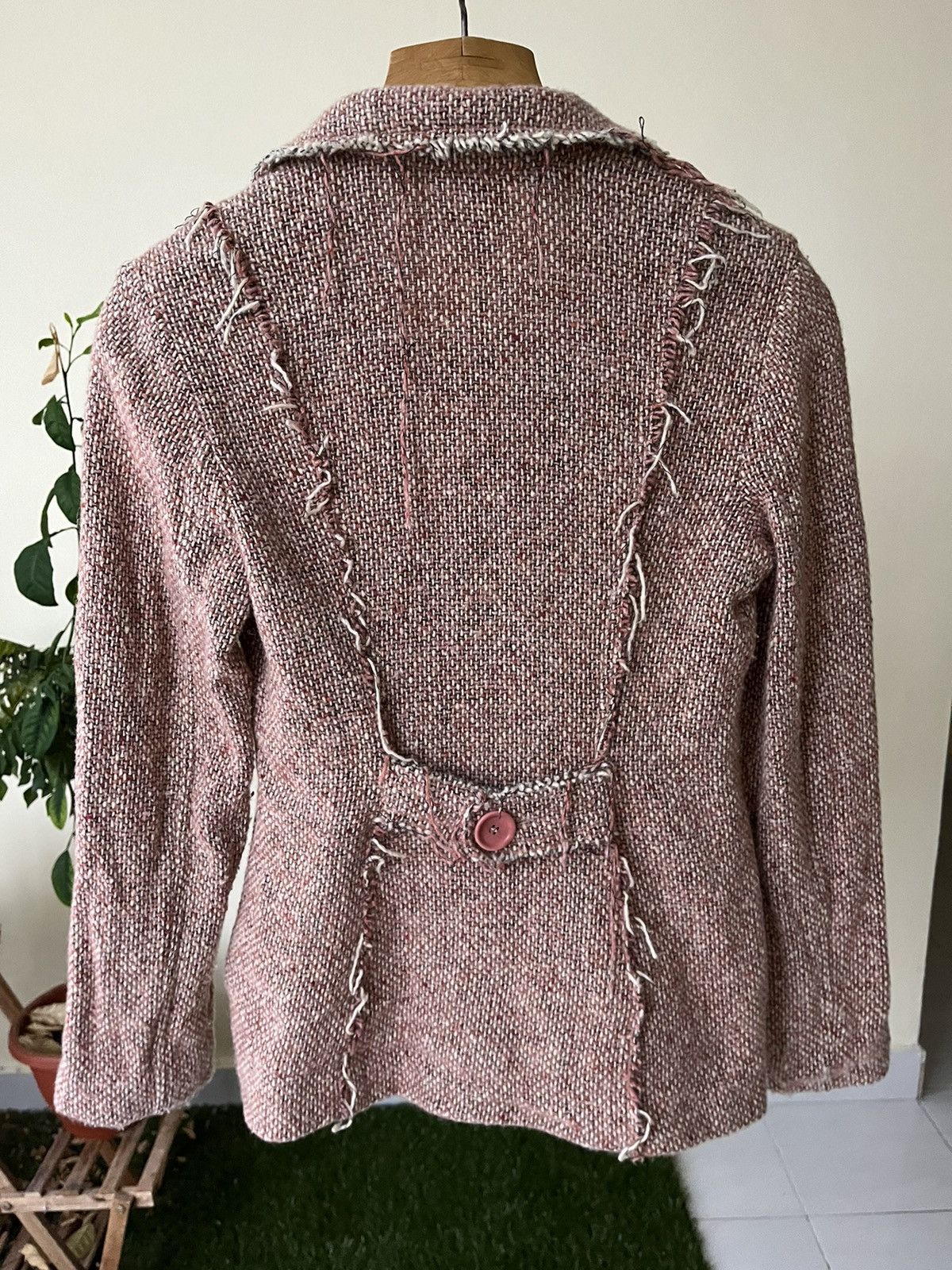 MAX&Co. × Max Mara Rare 💥 Max & Co by Max Mara Tweed Coat Size XS / US 0-2 / IT 36-38 - 3 Thumbnail