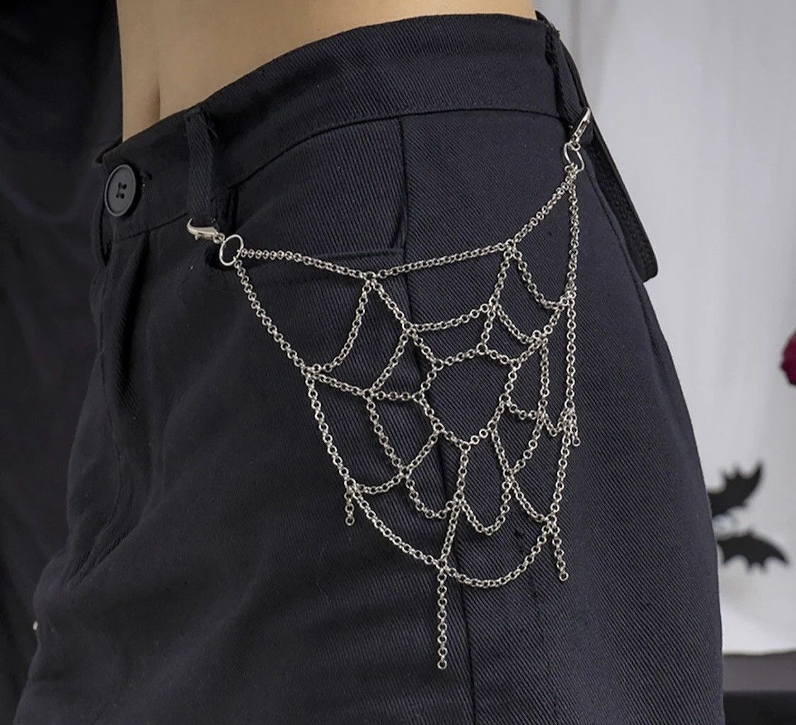 Jewelry Punk Rock Metal Pant Chain Size ONE SIZE - 1 Thumbnail