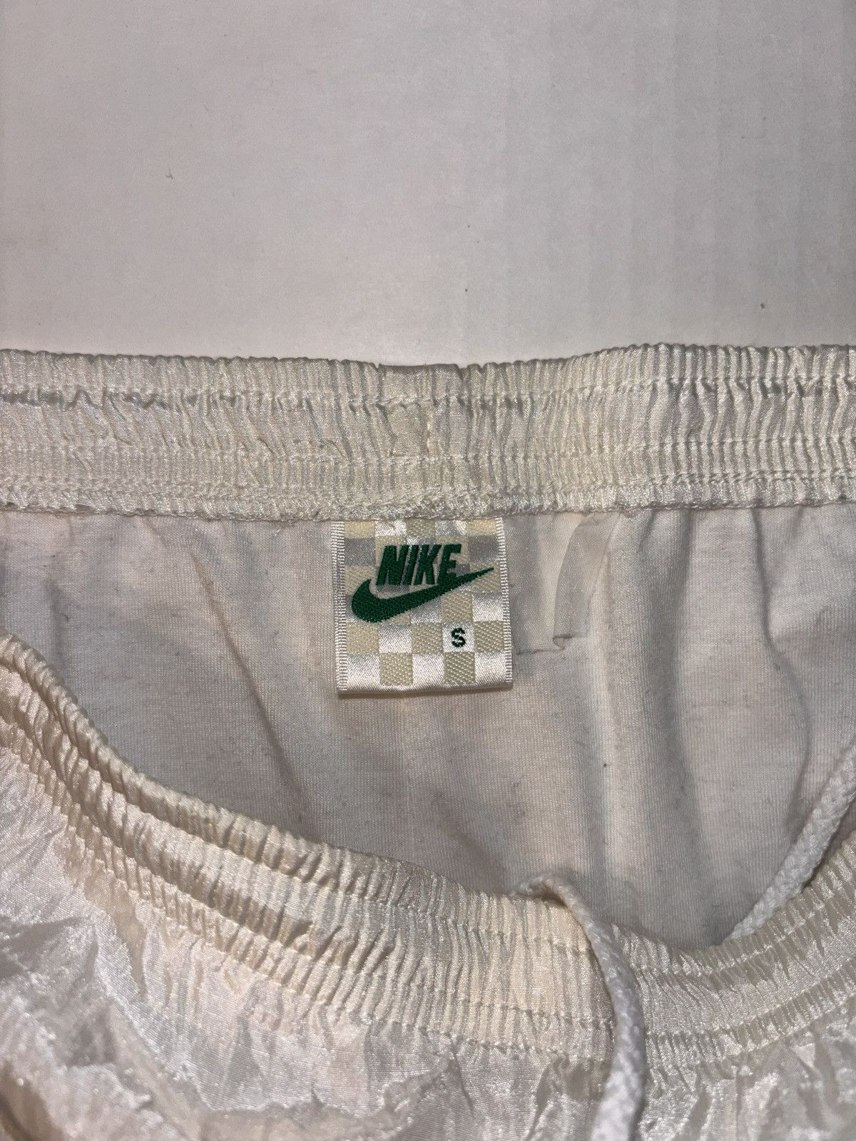 Nike Vtg Nike 90s USA White Tennis Windbreaker Nylon Track Pants Size US 27 - 3 Thumbnail