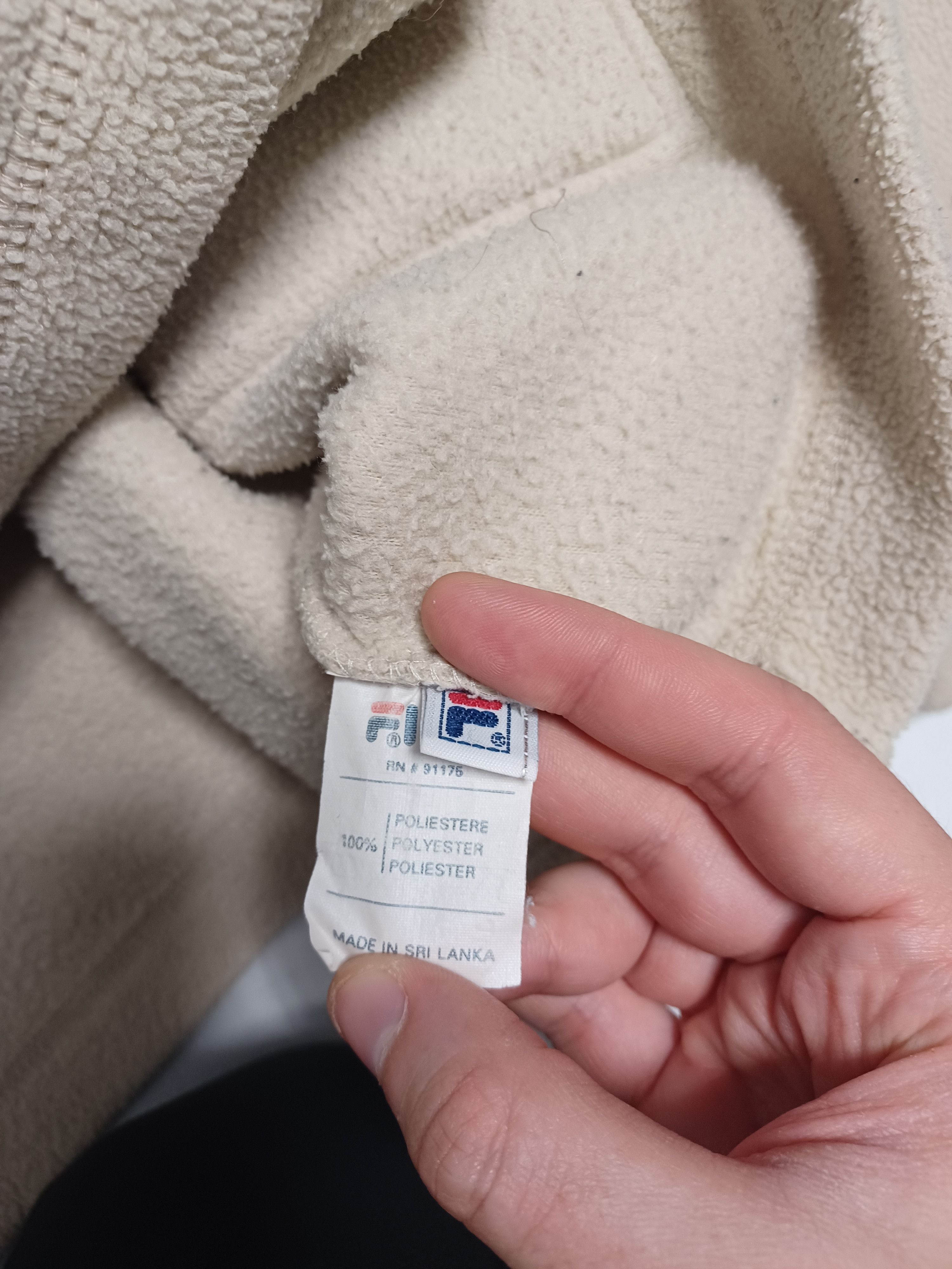 Fila Fila vintage fleece quaterzip hoodie Size US XL / EU 56 / 4 - 5 Thumbnail