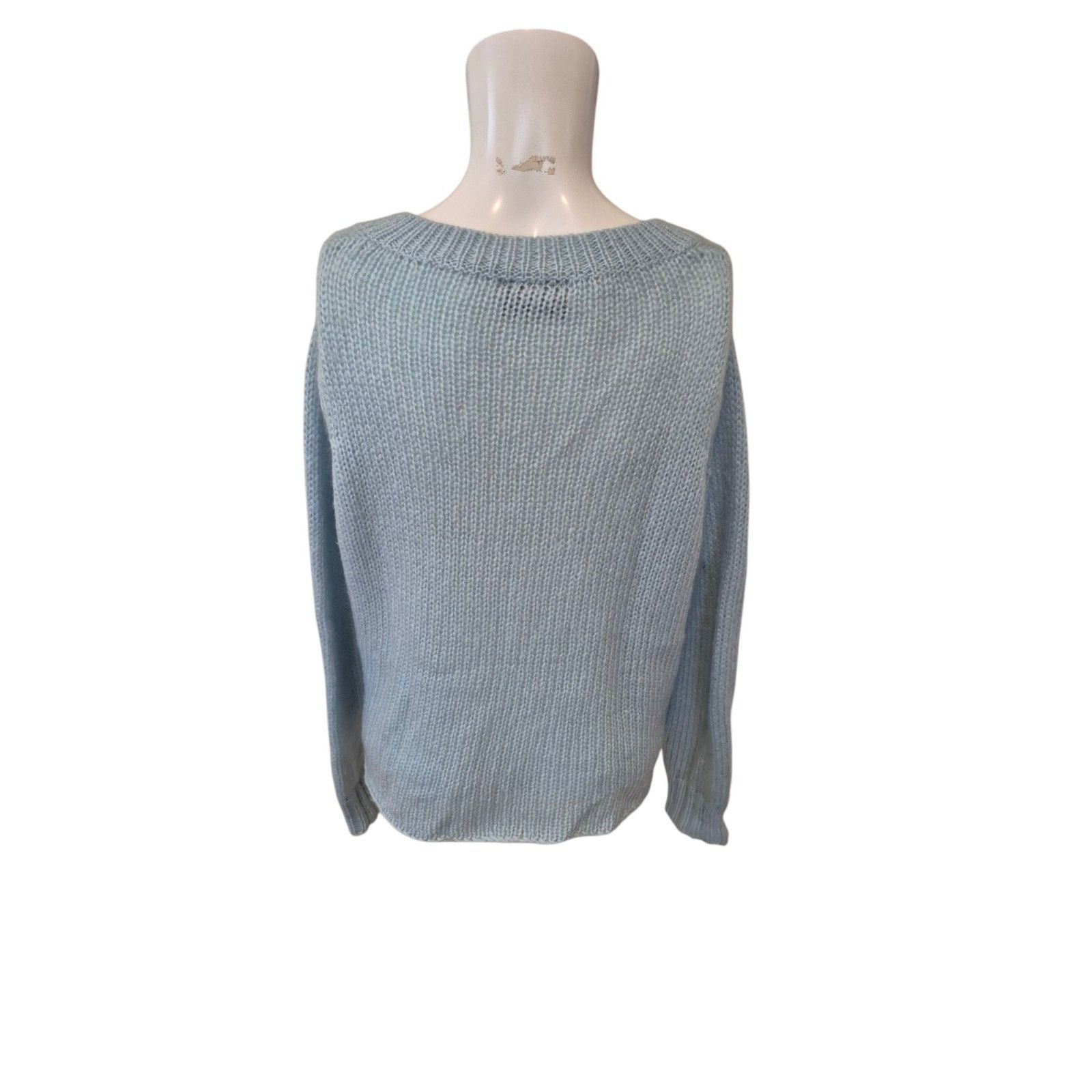 Other Wooden Ships Sweater Wool V Neck Oversized Semi-Cropped Swea Size XS / US 0-2 / IT 36-38 - 3 Thumbnail