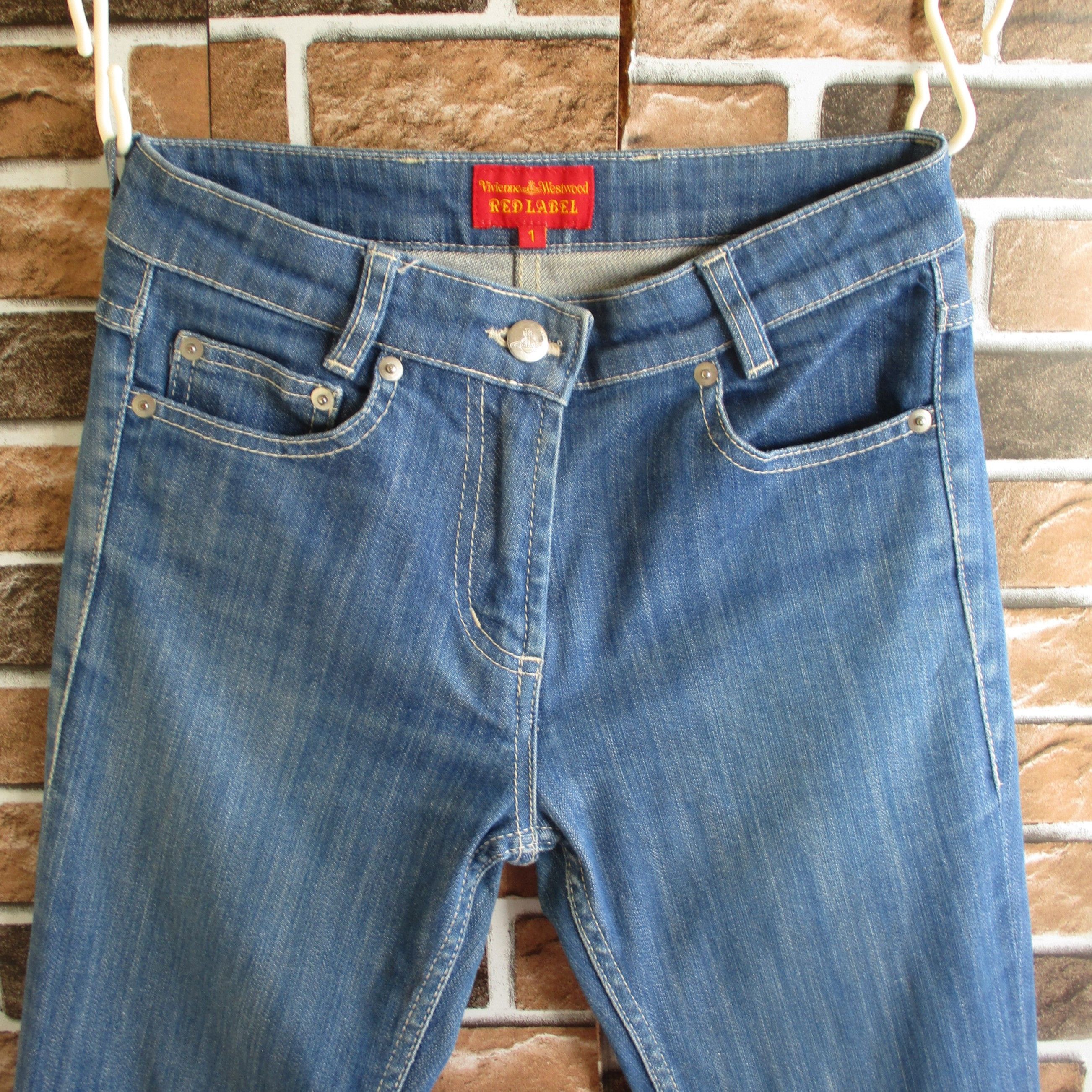 Vivienne Westwood Low Waist Stretch Skinny Jeans Size 1 Size 27" / US 4 / IT 40 - 3 Thumbnail