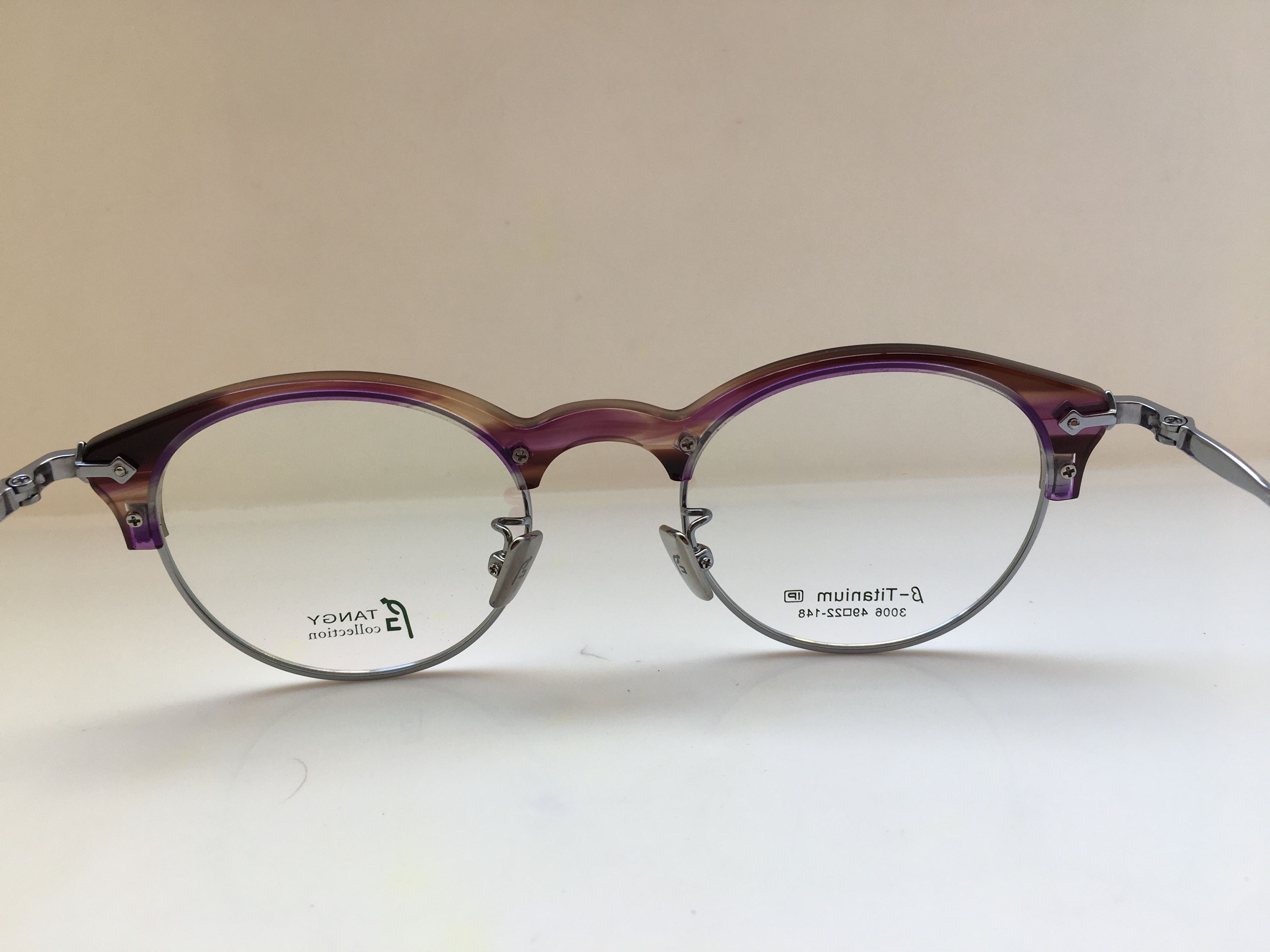 Other Tangy Malcolm Eyeglasses Frame Titanium Metal Size ONE SIZE - 5 Thumbnail
