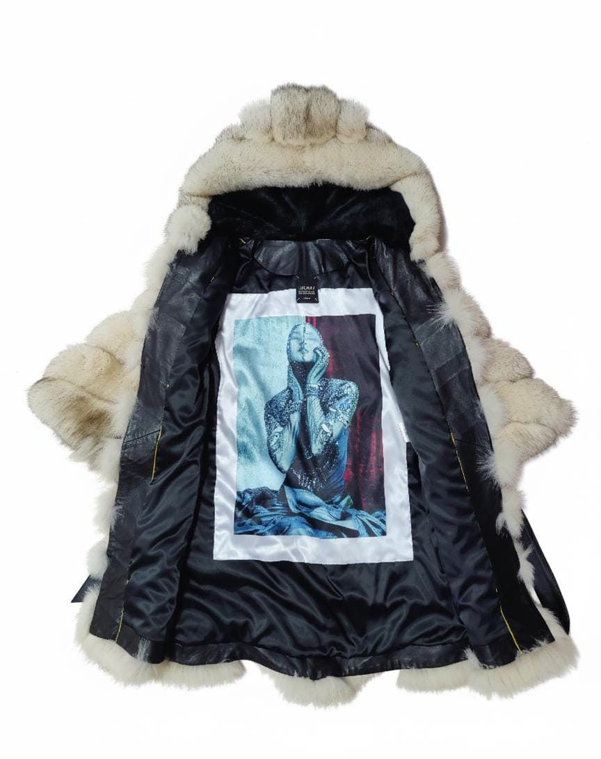 Other Les Noir women's fur coat in genuine fox size IT 44 Size M / US 6-8 / IT 42-44 - 3 Thumbnail