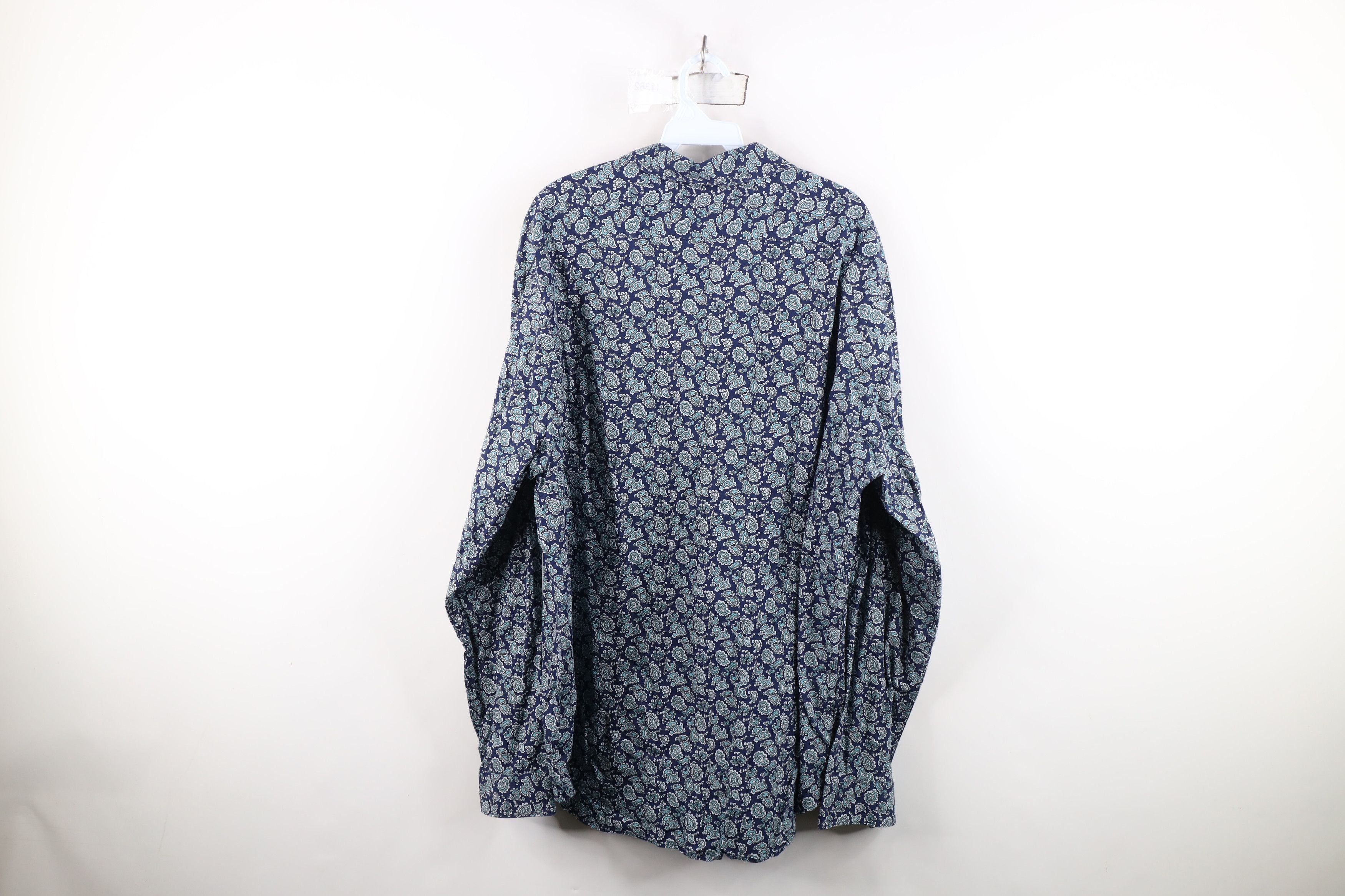 Express Express Fit Paisley Tapestry Collared Button Shirt Cotton Size US XXL / EU 58 / 5 - 9 Thumbnail