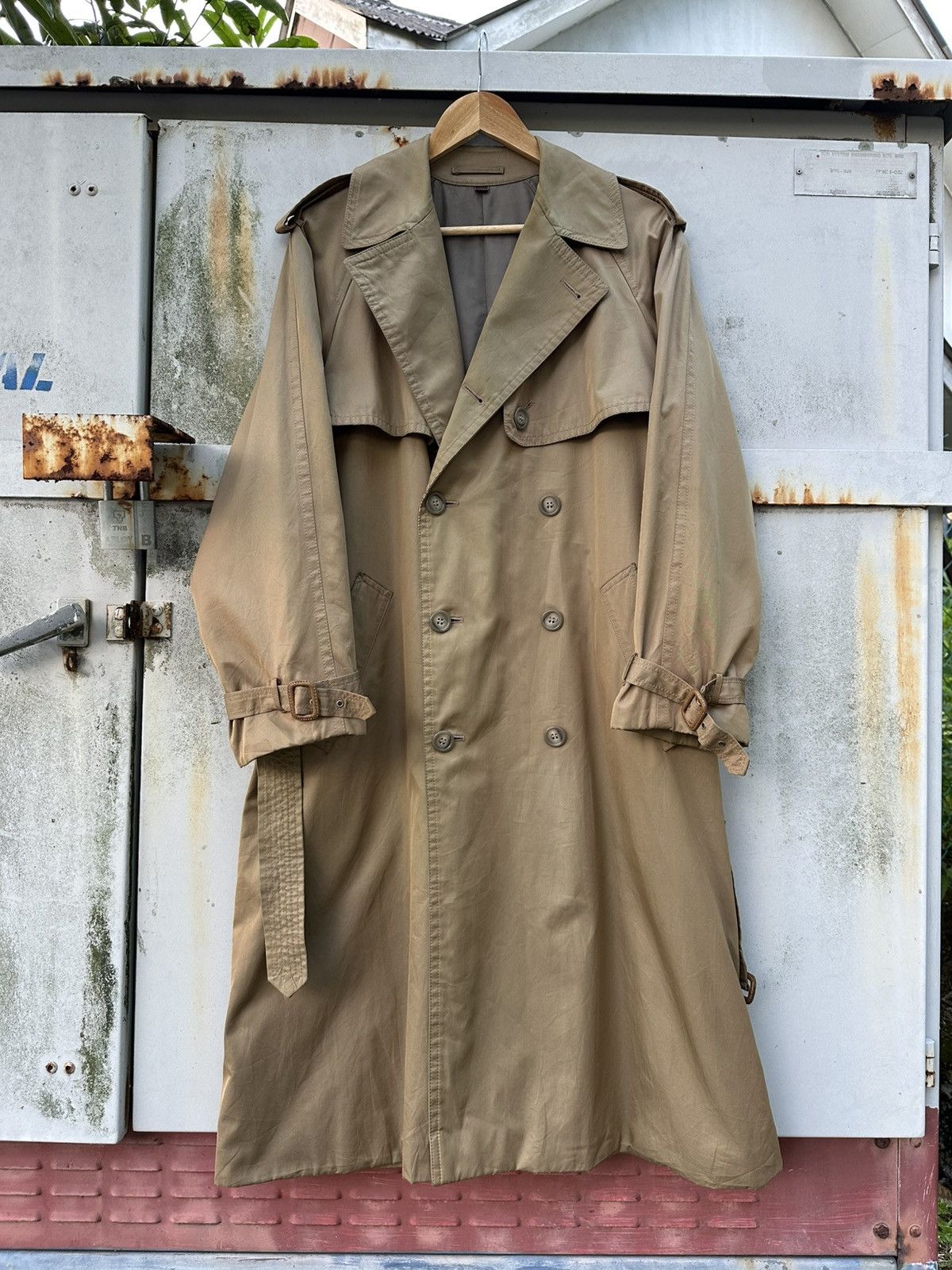 Yves Saint Laurent 👹Vintage Yves Saint Lurent Double Breasted Long Jacket Size US L / EU 52-54 / 3 - 3 Thumbnail