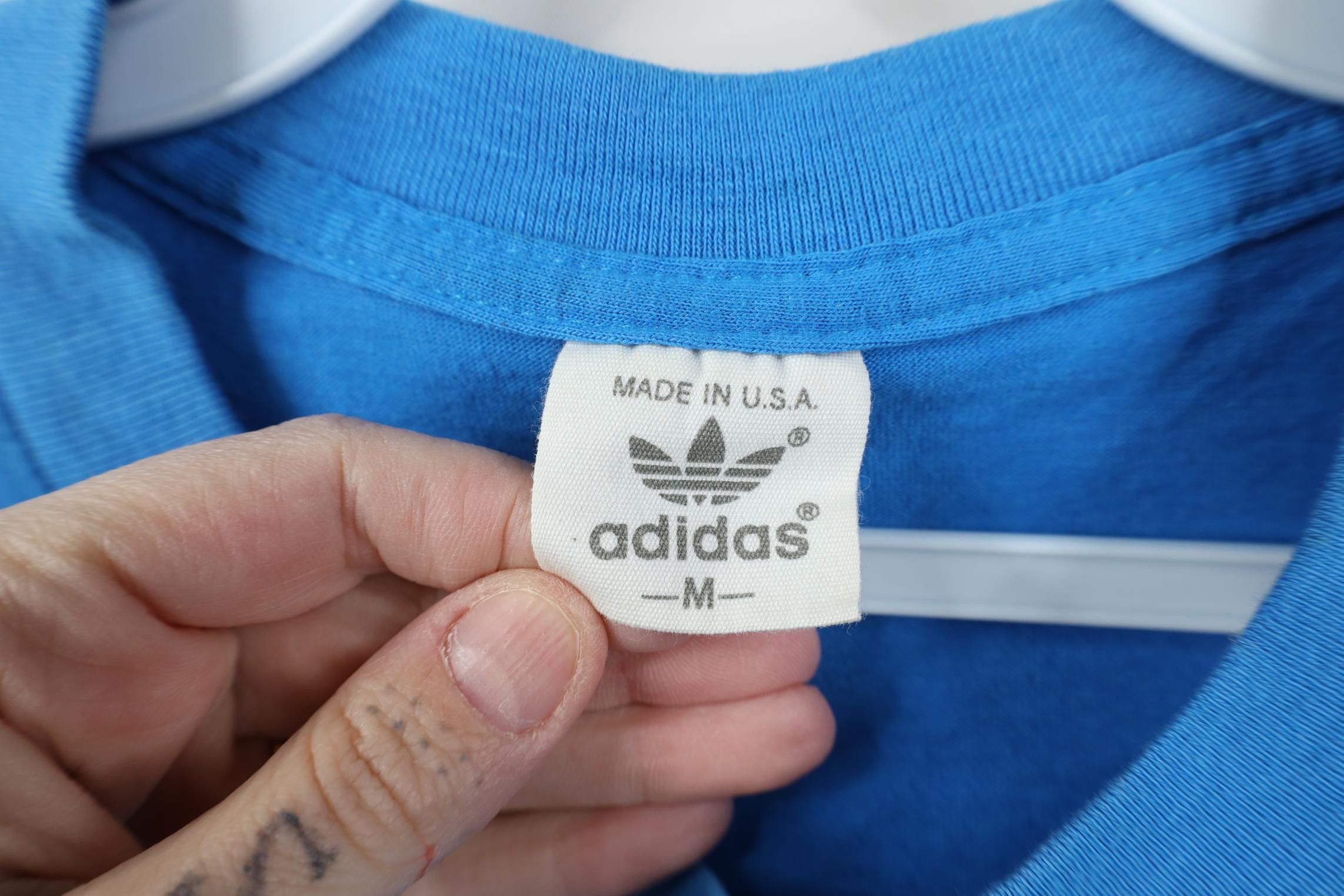 Adidas Deadstock Vintage 80s Adidas Olympics Sunburst T-Shirt USA Size US M / EU 48-50 / 2 - 9 Thumbnail