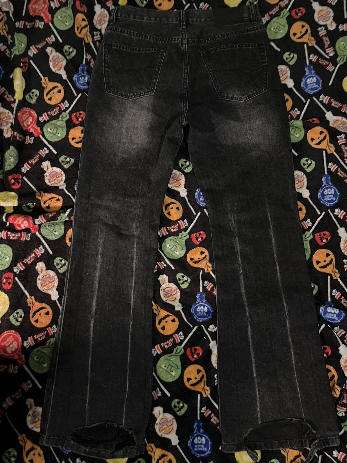 Japanese Brand Gray tapered flared Japanese vintage jeans Size US 28 / EU 44 - 2 Thumbnail