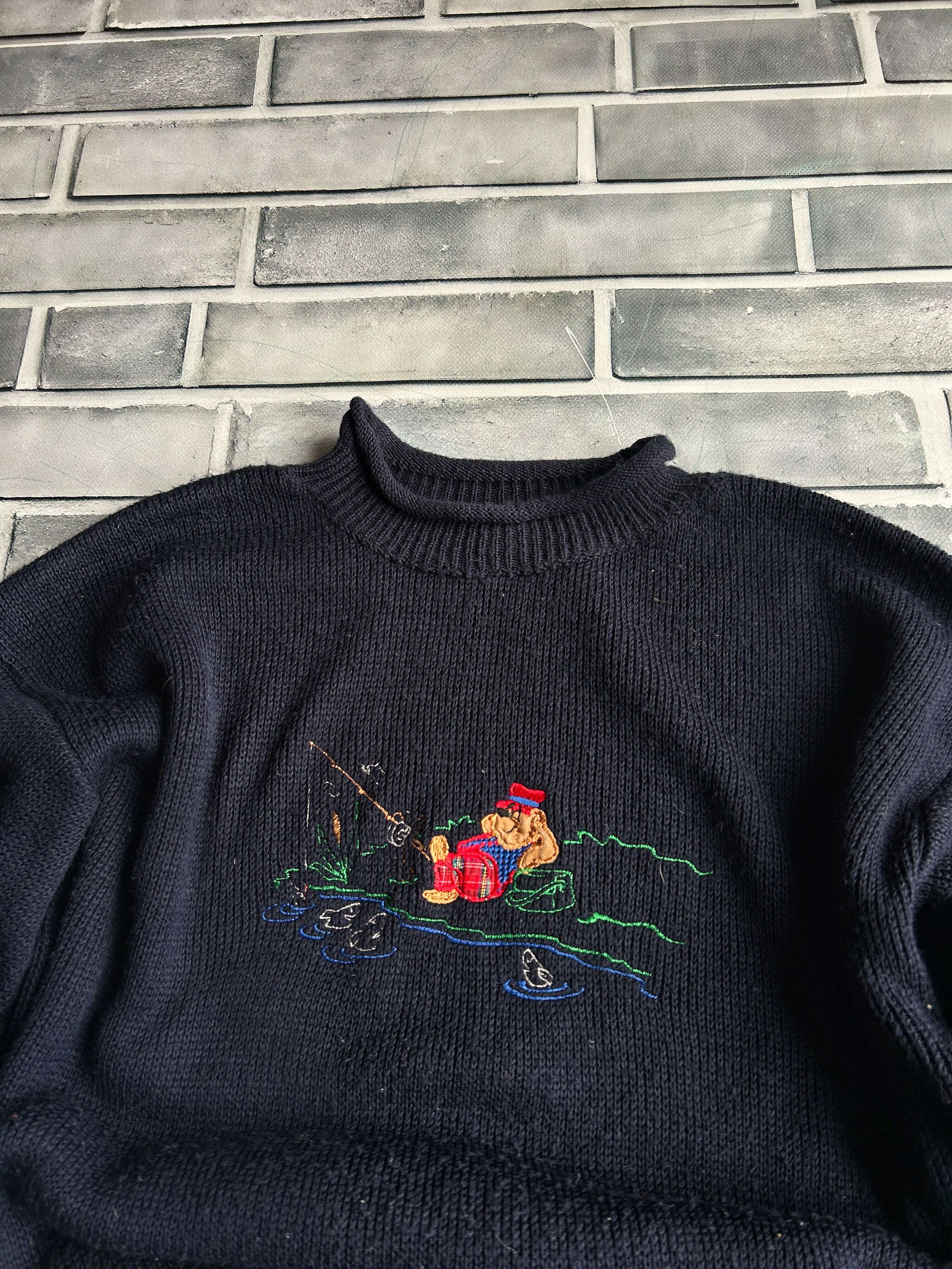 Japanese Brand Vintage Y2K Embroidered Knit Sweater Preppy Archive Size US M / EU 48-50 / 2 - 2 Thumbnail