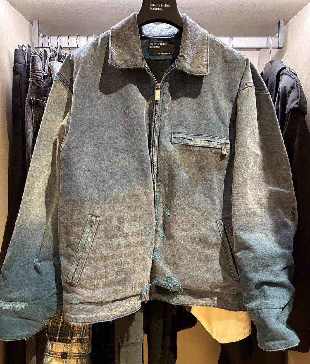 Enfants Riches Deprimes Enfants riches deprimes Washed Blue Carhartt Base Jacket Size US L / EU 52-54 / 3 - 1 Thumbnail