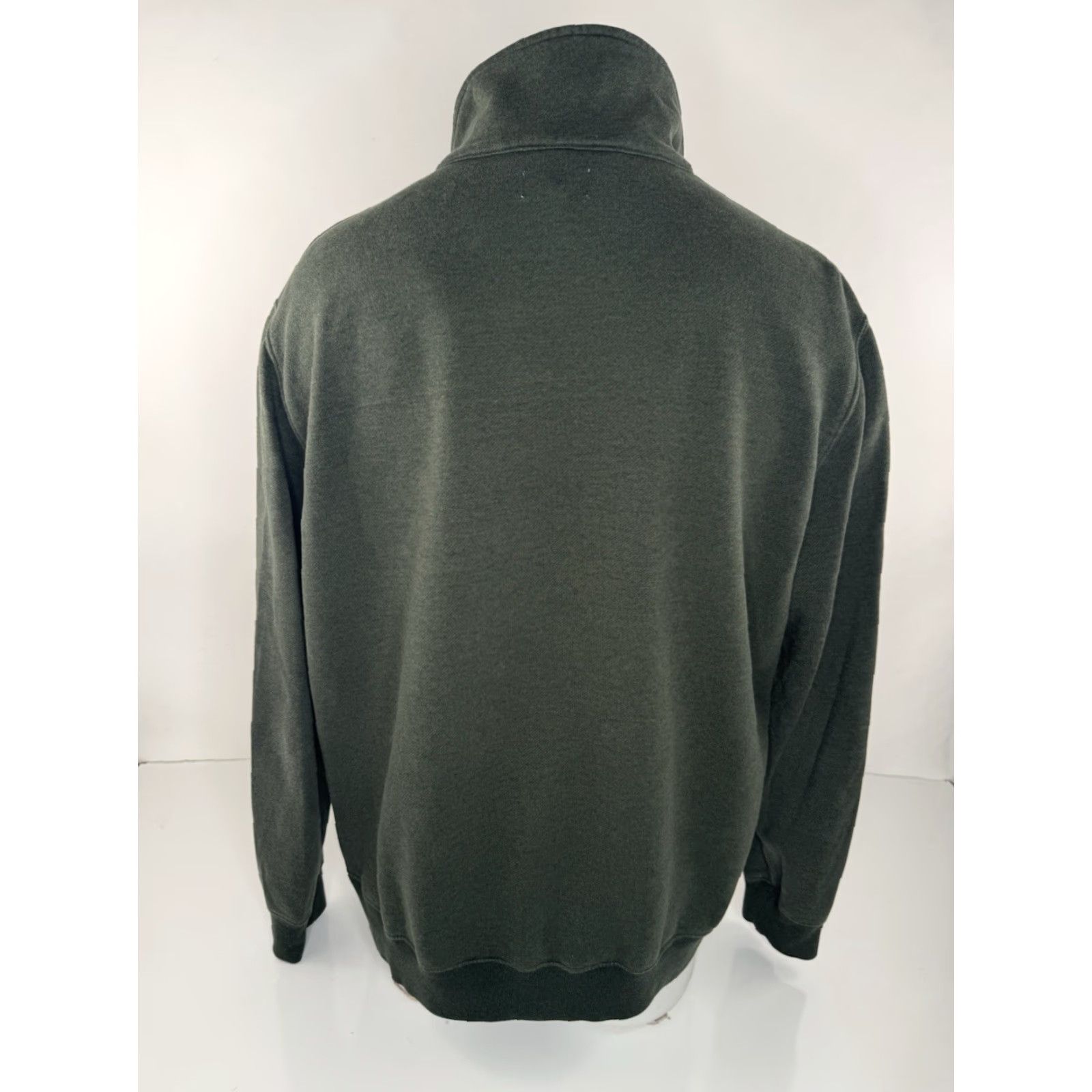 Hartford Hartford XXL Zip Collared Pullover Sweater - Green - Men’s Size 2XL - Classic Alternative Classics Sweater Size US XXL / EU 58 / 5 - 3 Thumbnail