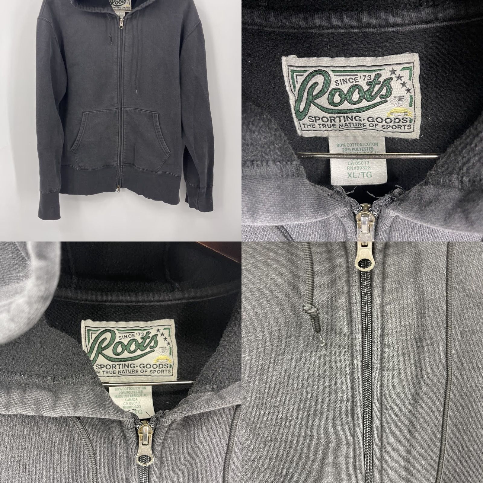 Roots VINTAGE Roots Movie Hoodie Men XL Black 90s Knocked Up Film Paul Rudd Seth Rogen Full Zip Size US XL / EU 56 / 4 - 8 Thumbnail