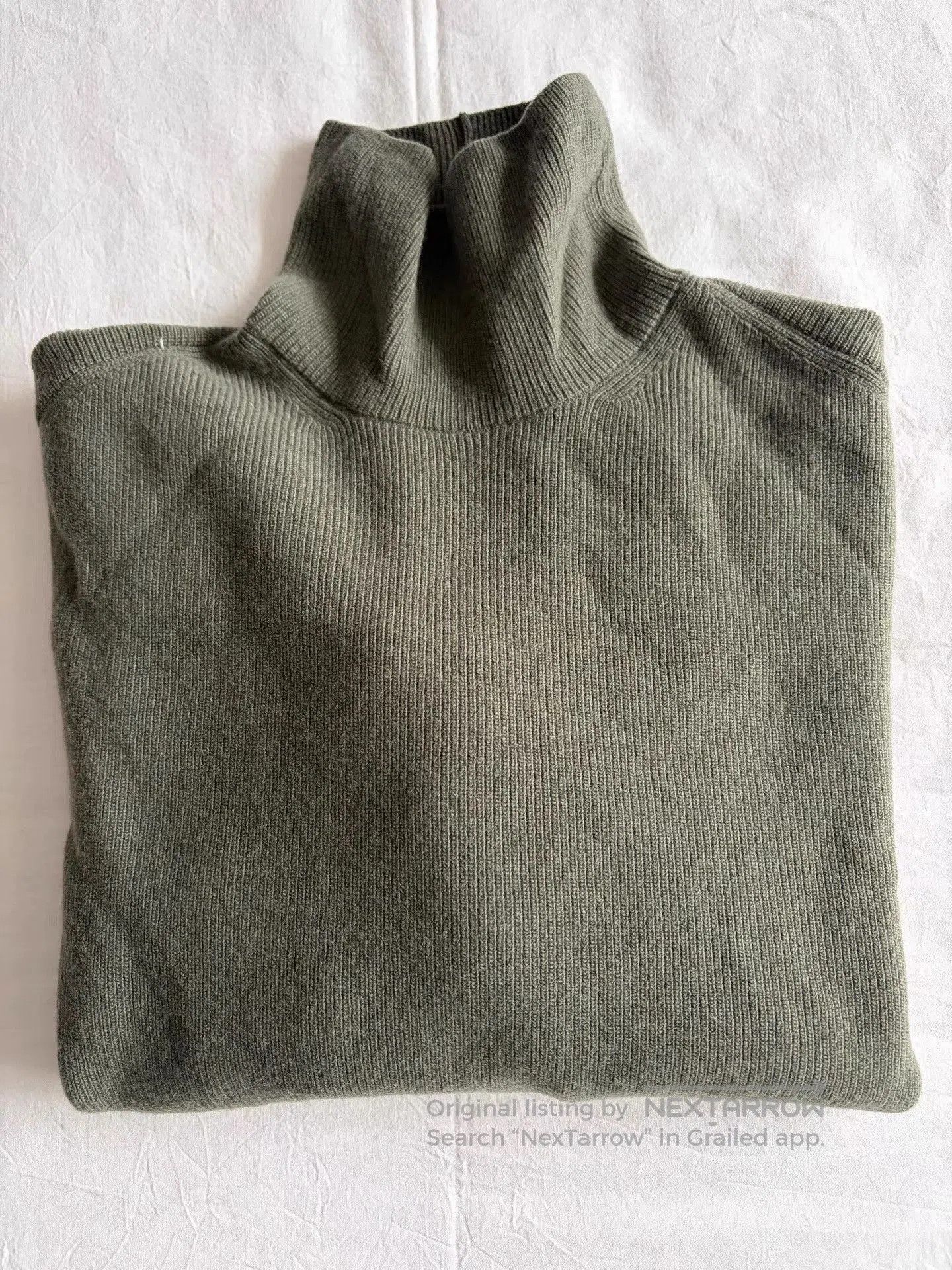 Lemaire Green Turtleneck Sweater - Size S. Size US S / EU 44-46 / 1 - 6 Thumbnail