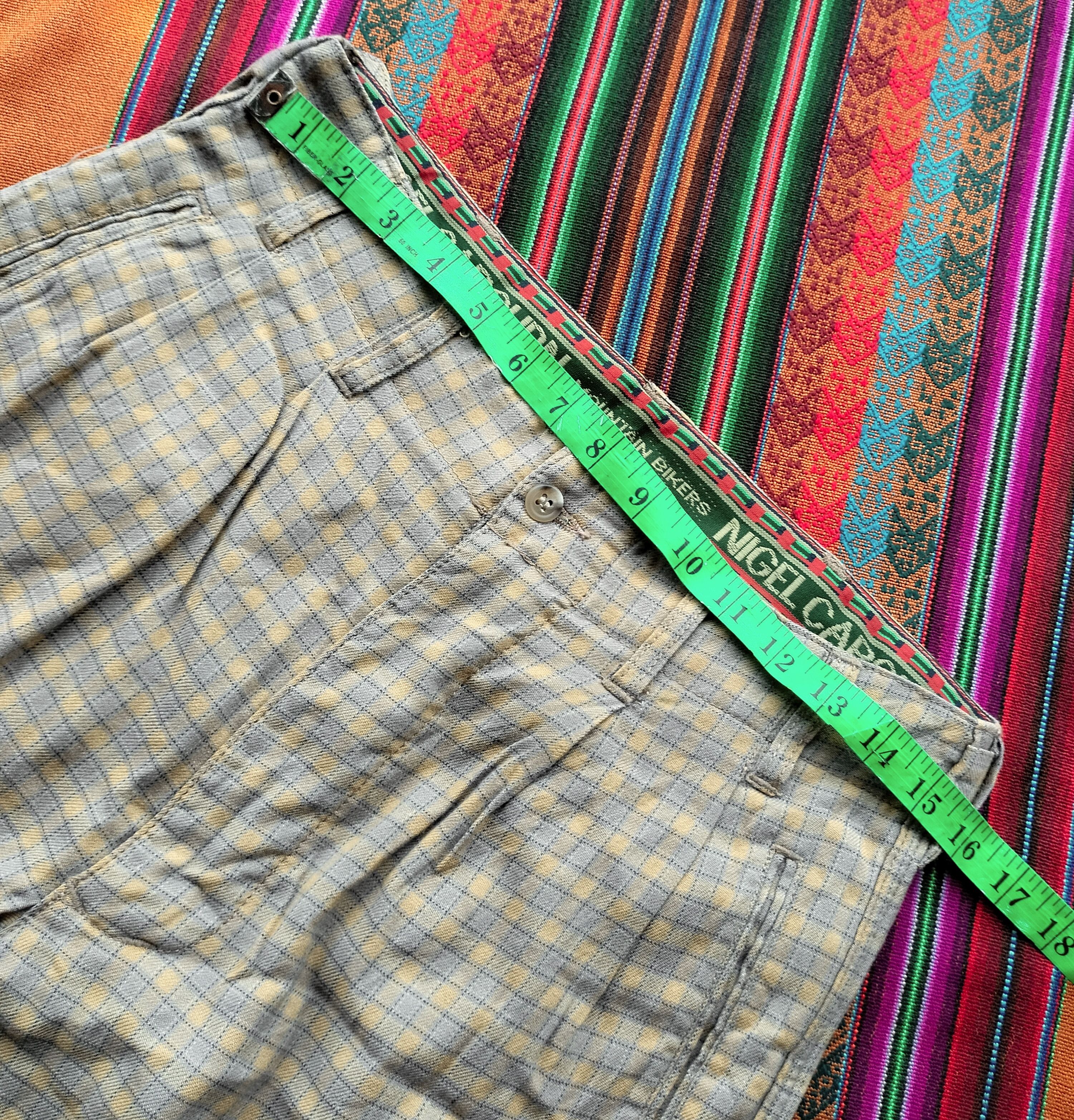 Nigel Cabourn Vintage Nigel cabourn mountain bike plaid pants Size US 30 / EU 46 - 12 Thumbnail
