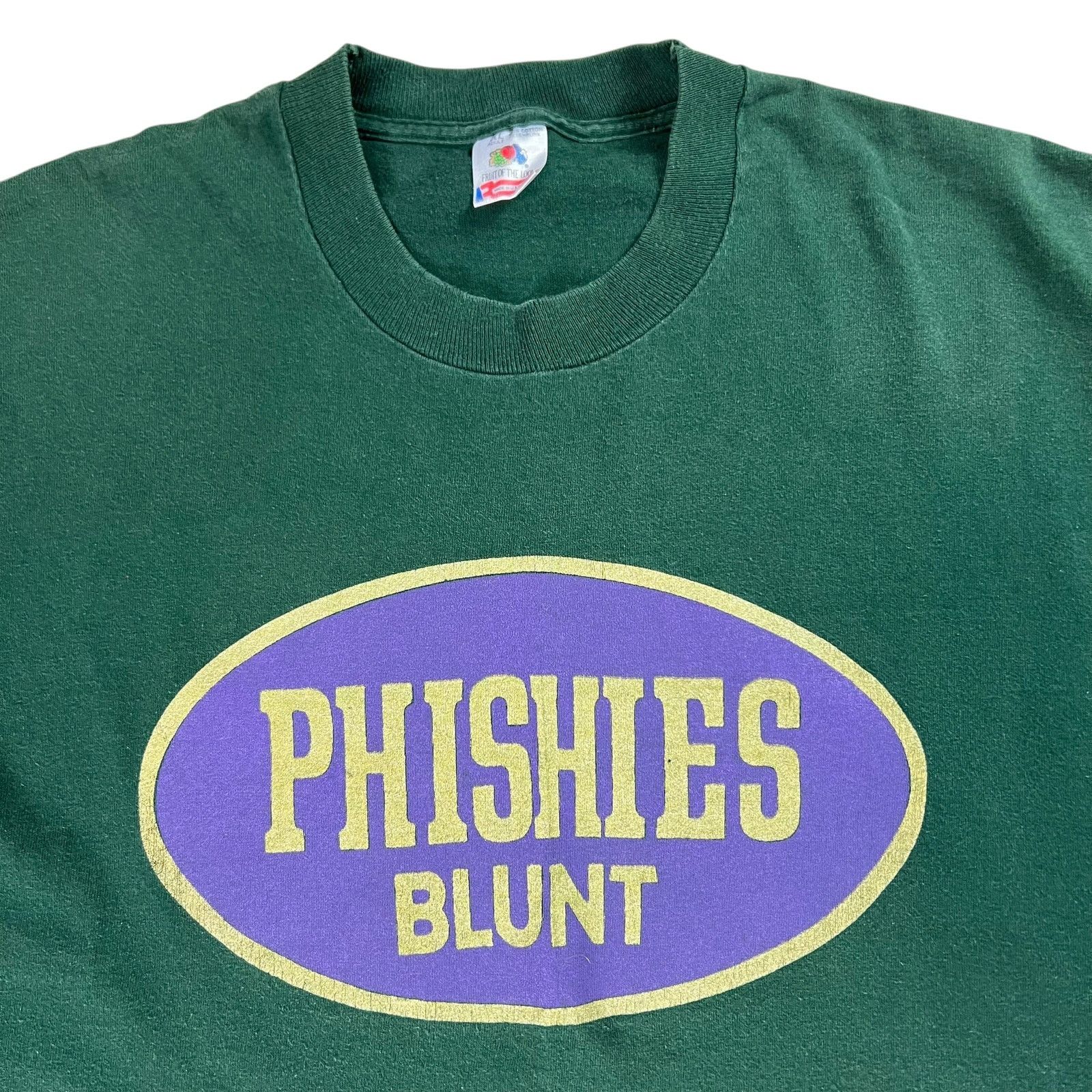 Band Tees × Fruit Of The Loom × Vintage Vintage 90s Phishies Blunt Phish parody band tee (XL) Size US XL / EU 56 / 4 - 4 Thumbnail