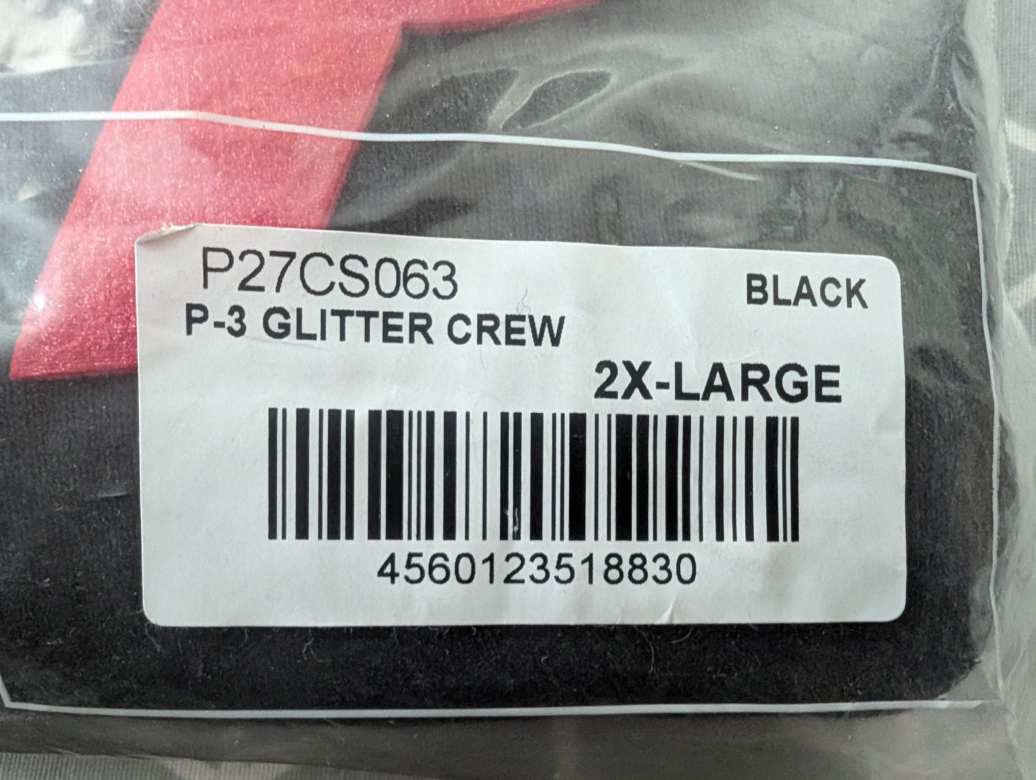 Palace Palace P3 Glitter Crew - Black/Pink Size US XXL / EU 58 / 5 - 4 Thumbnail