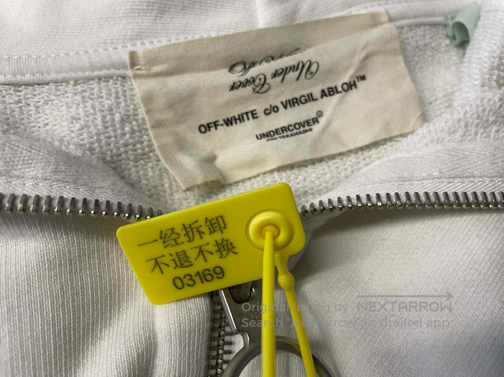 Off-White Off-White Ghost Hand Zip Hoodie Size US M / EU 48-50 / 2 - 6 Thumbnail