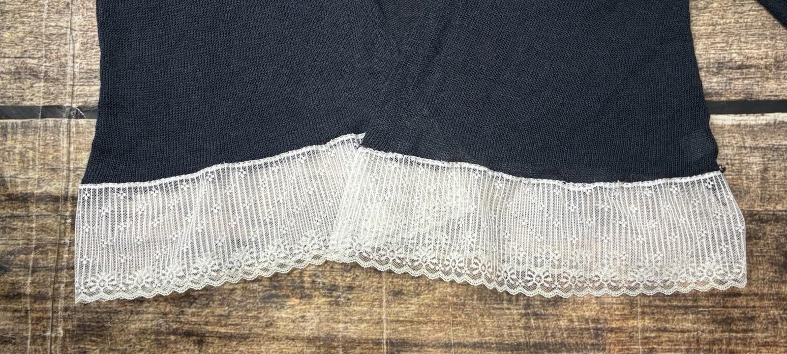 Other J Jill Cardigan Sweater Womens Medium Linen Blend Open Lace Size M / US 6-8 / IT 42-44 - 5 Thumbnail