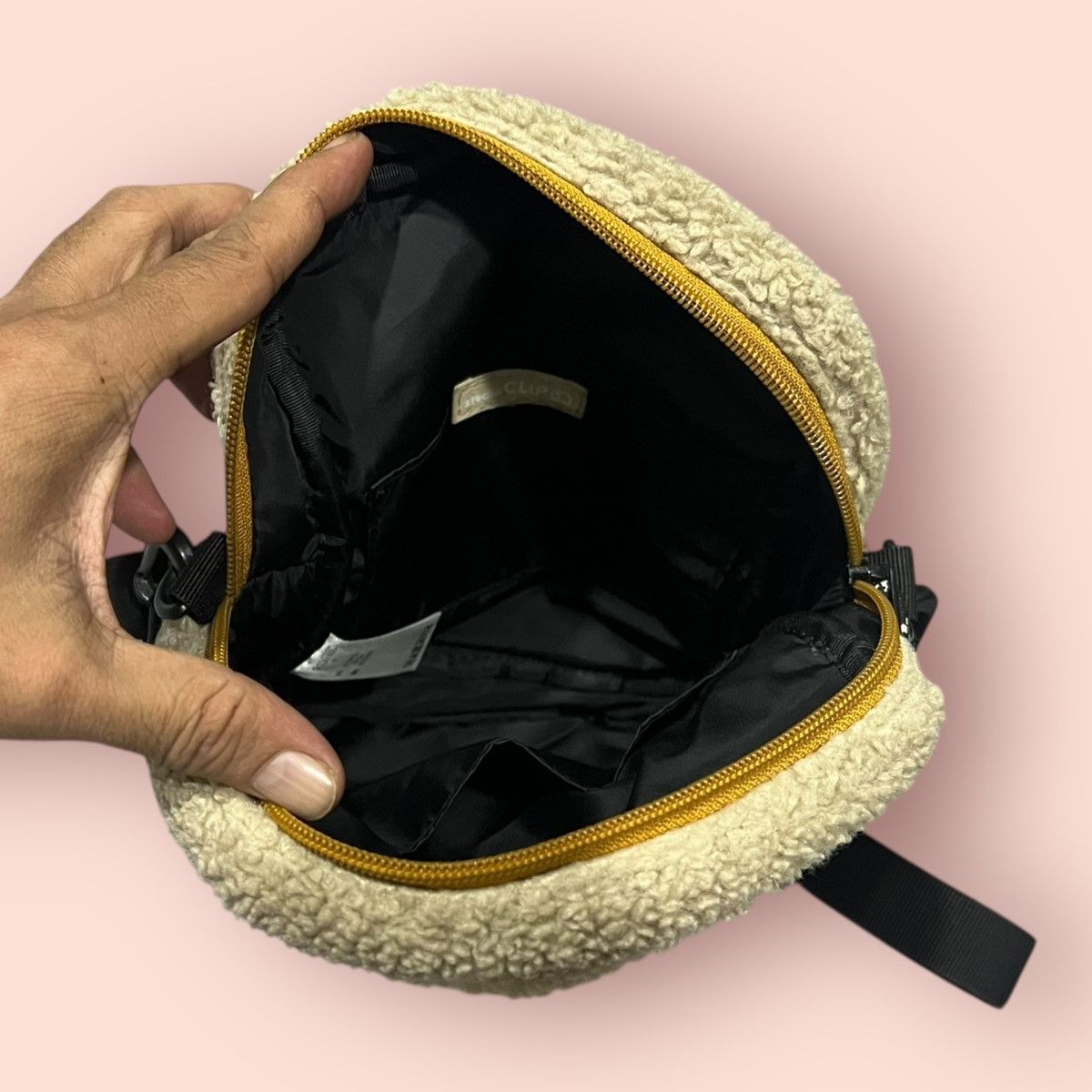 Japanese Brand × Studio Seven RARE STUDIO CLIP JAPAN FLEECE CROSSBODY SHOULDER BAG Size ONE SIZE - 17 Thumbnail
