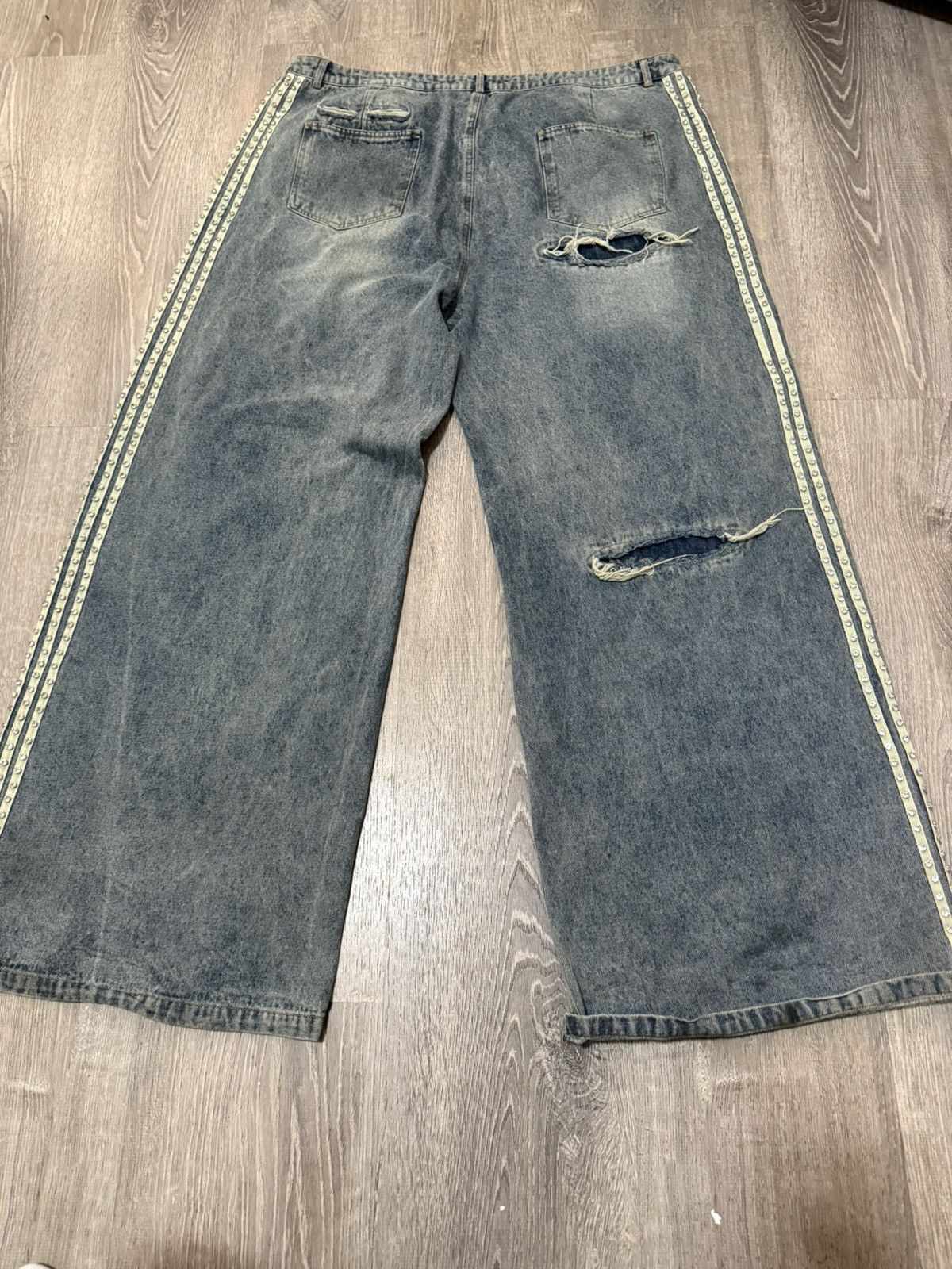 Vale Vale Blue Crystal Stripe Denim Size 40 Size US 40 / EU 56 - 9 Thumbnail