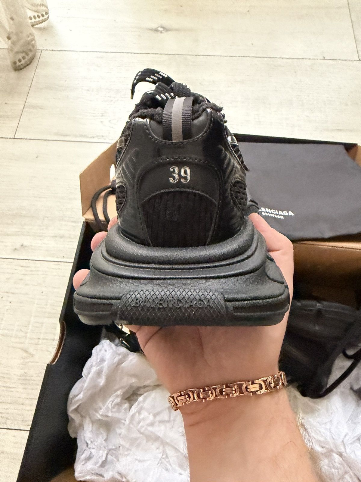 Balenciaga Balenciaga 3XL Ski Wesh black Size US 9 / IT 39 - 4 Thumbnail