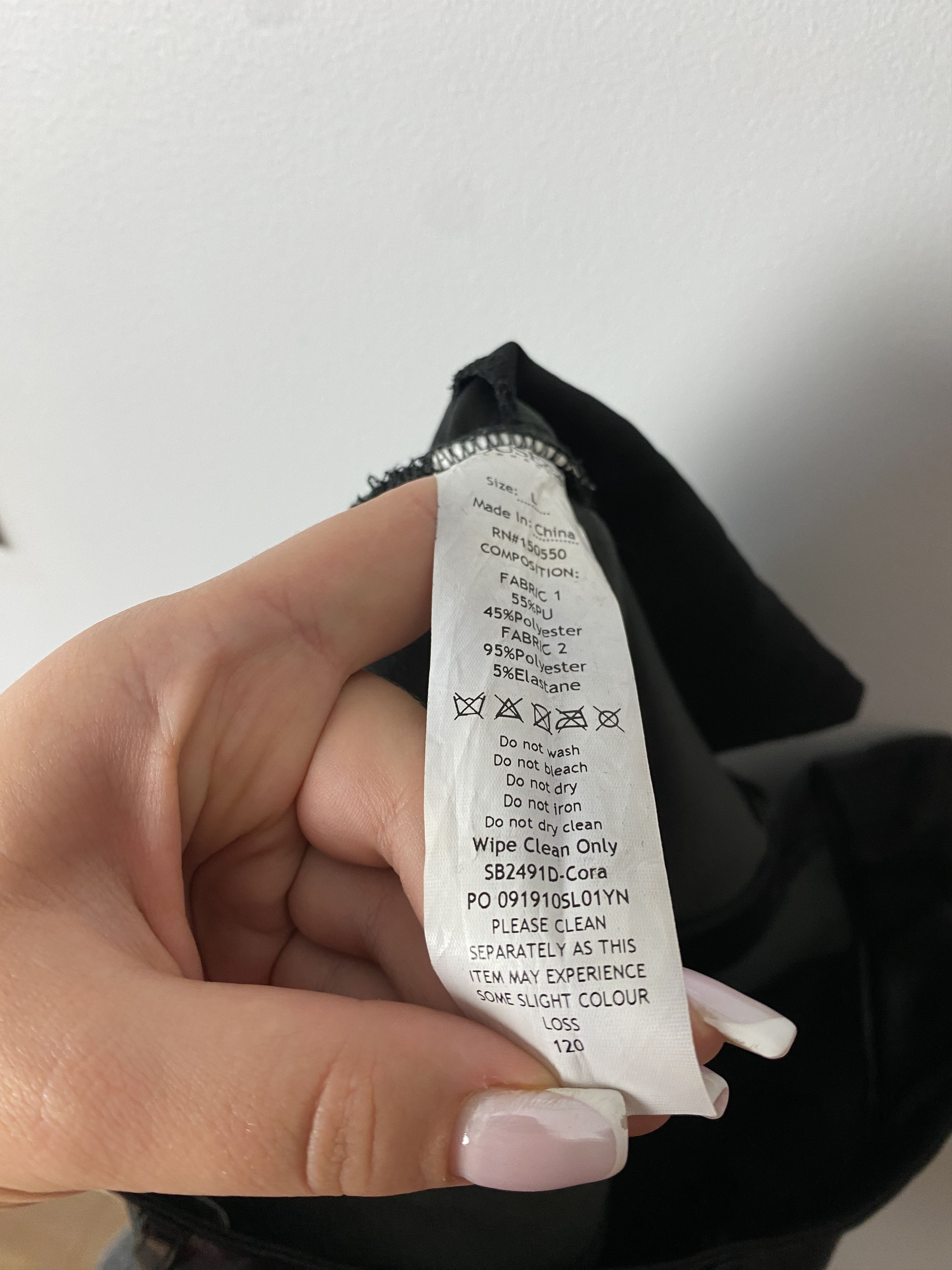House of CB House of CB Cora matte vegan leather pants Size 29" - 6 Thumbnail