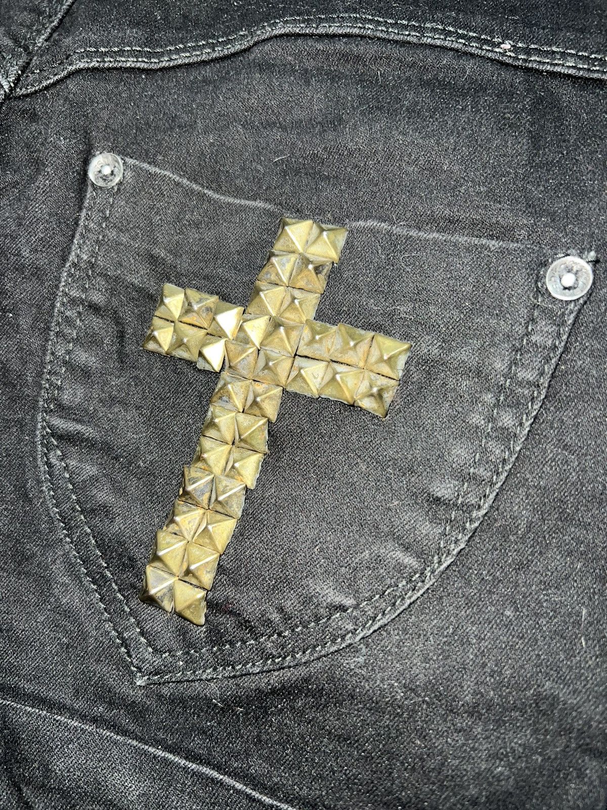 Japanese Brand Opium Cross high waist short 🖤🕷️ Size 26" / US 2 / IT 38 - 4 Thumbnail