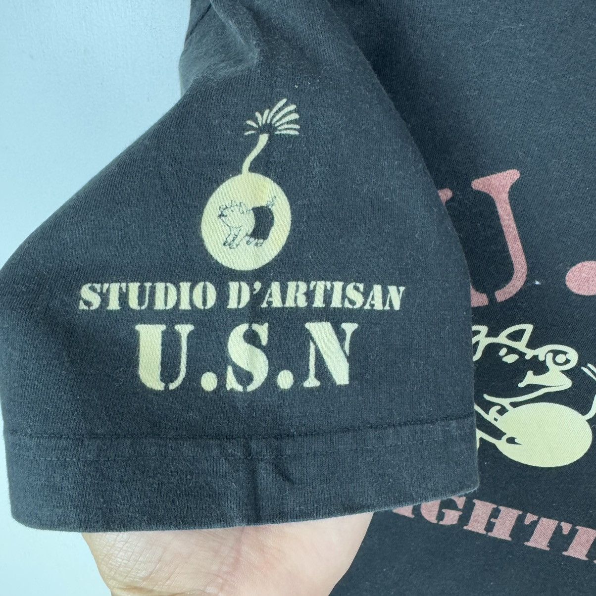 Felix × Studio D'Artisan Studio D Artisan Piggy Collab Felix The Cat USN Tshirt Size US M / EU 48-50 / 2 - 3 Thumbnail