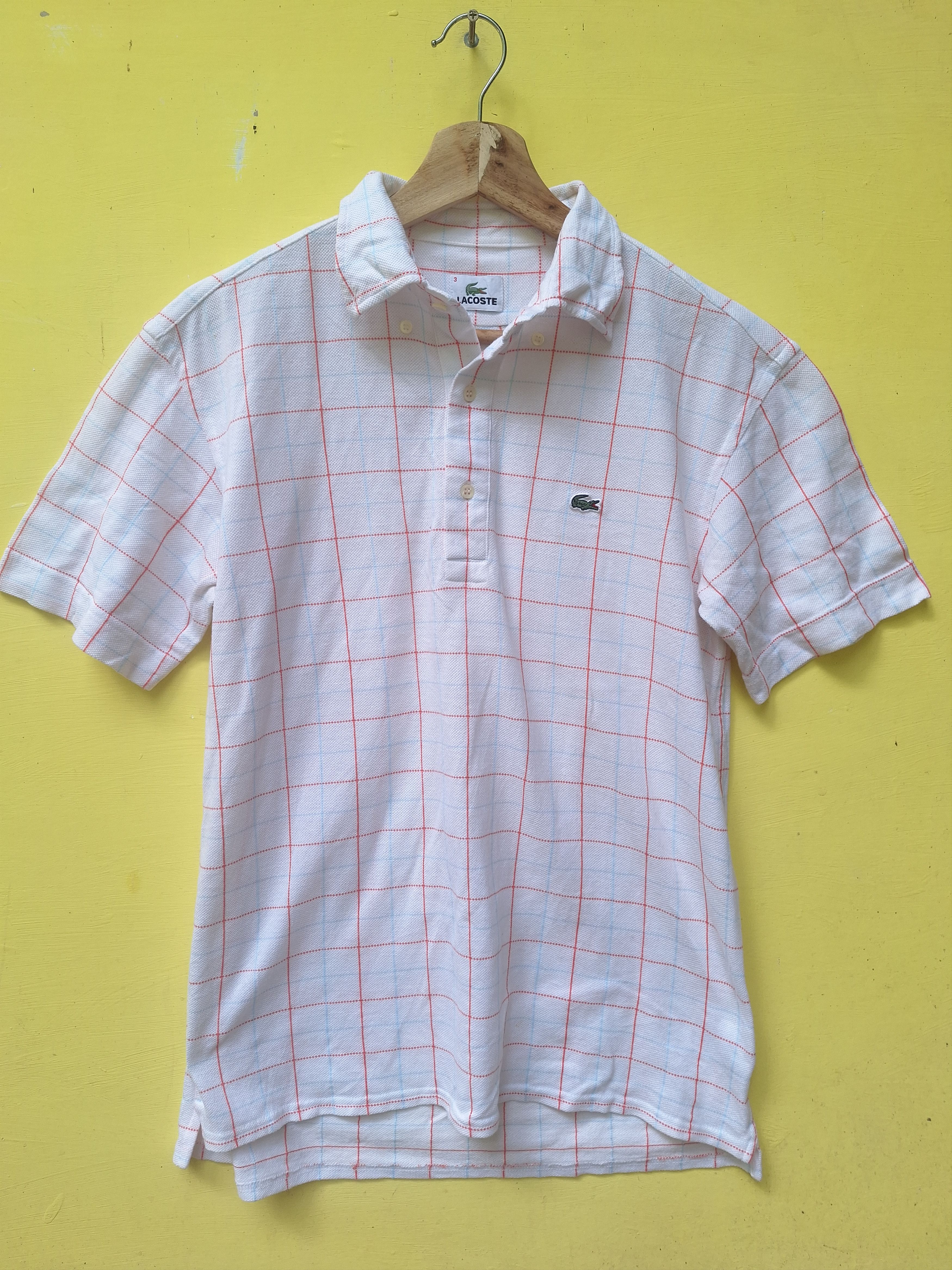 Lacoste × Vintage Lacoste Checkered Vintage Shirt Size US M / EU 48-50 / 2 - 2 Thumbnail