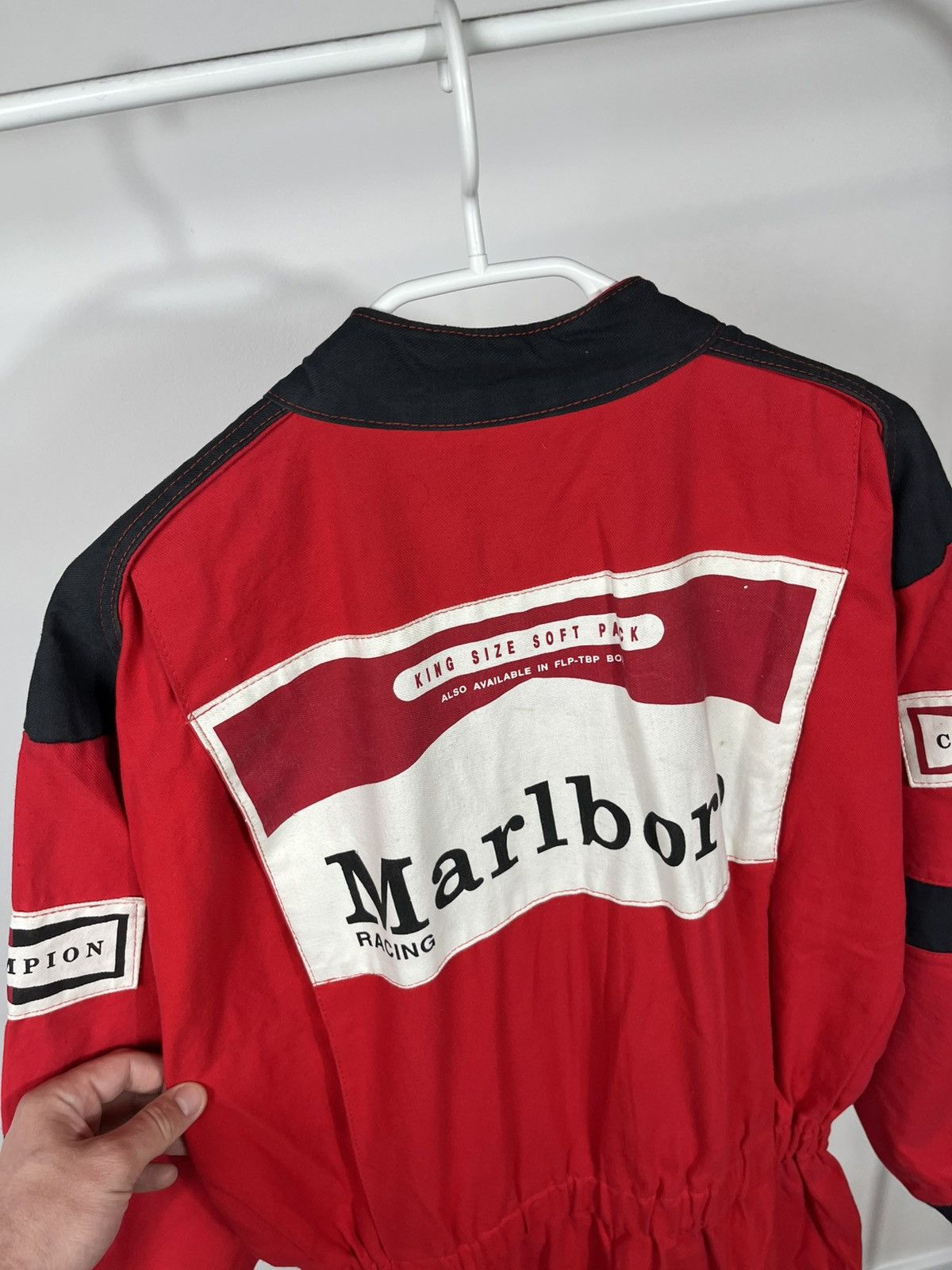 Marlboro Vintage Marlboro Racing Suit Coveralls Red Mazda Workwear Size US L / EU 52-54 / 3 - 22 Thumbnail