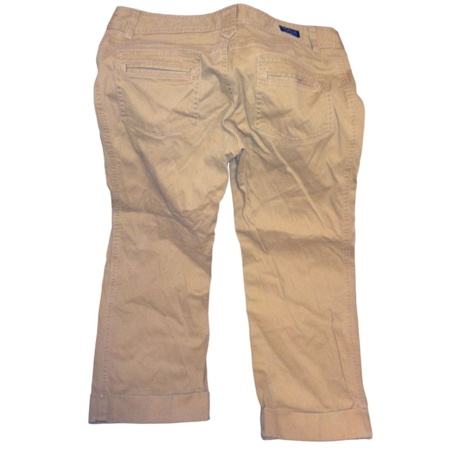 Hollister Hollister Co. Size 9 Belted Khaki Pants w/ Pockets Size 32" / US 10 / IT 46 - 2 Thumbnail