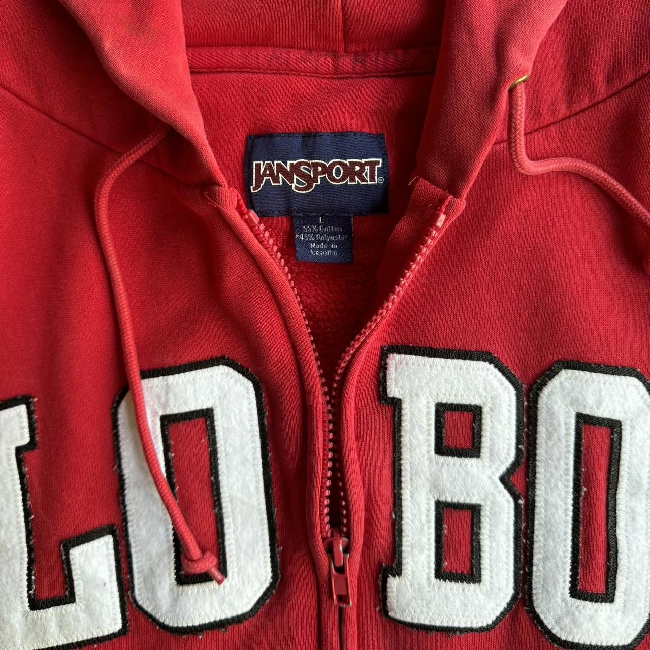 Jansport Jansport Men's Red Hoody Size US L / EU 52-54 / 3 - 3 Thumbnail