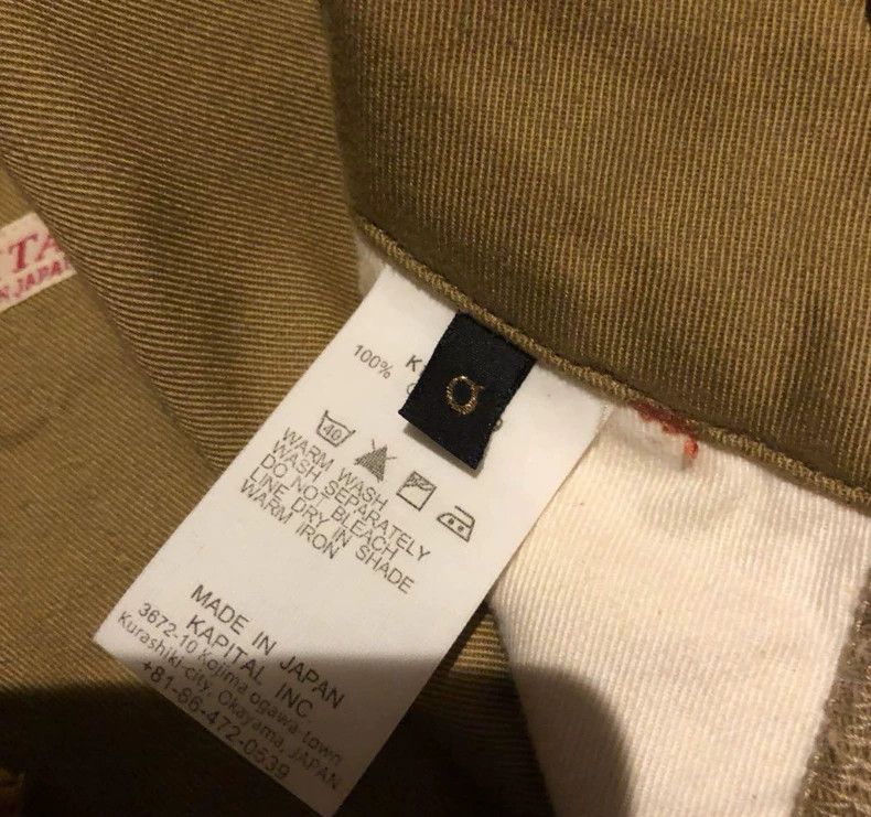 Kapital Kapital Size0 Colorful stitching straight trousers Size US 27 - 5 Thumbnail