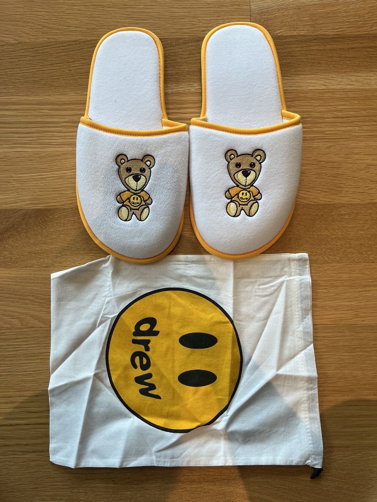 Drew House Drew House Theodore White Yellow House Slippers Size US 10.5 / EU 43-44 - 1 Thumbnail