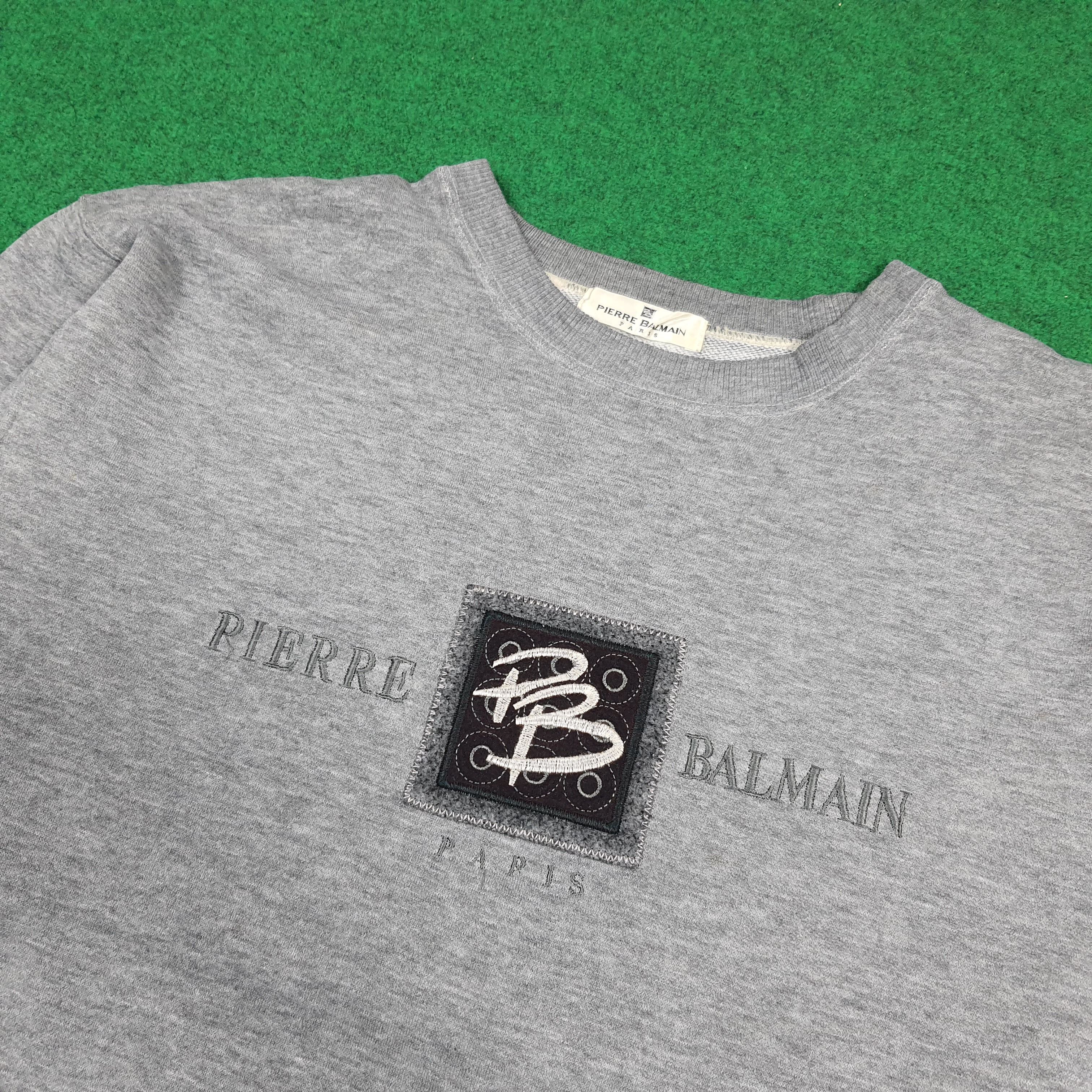 Pierre Balmain Vintage Pierre Balmain Paris Embroidery Sweatshirt C291N31 Size US L / EU 52-54 / 3 - 2 Thumbnail
