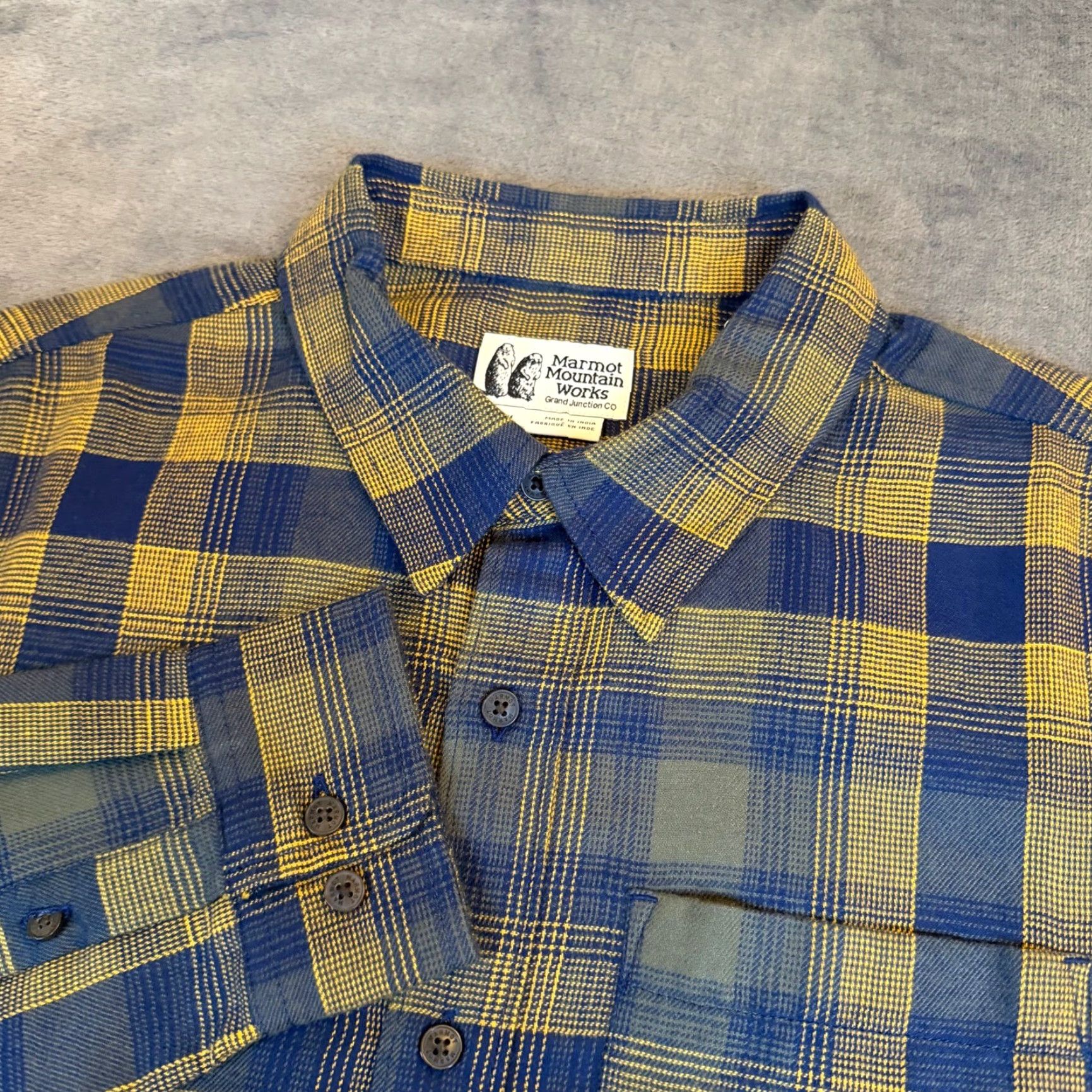 Marmot VINTAGE Marmot Fairfax Novelty Lightweight Flannel Shirt Mens M Size US M / EU 48-50 / 2 - 2 Thumbnail