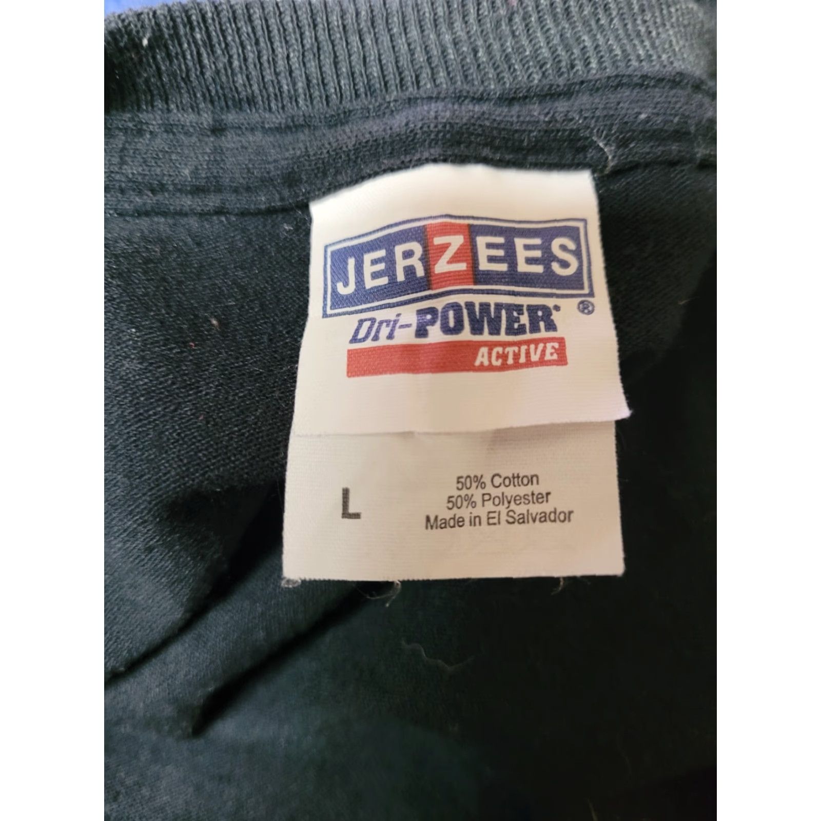 Jerzees Cops & Doughnuts T Shirt Michigan Large Jerzees 50/50 Cotton Blend Short Sleeve Crew Neck Graphic Tee Police Food Back Graphic Double-Sided Men Mens Size US L / EU 52-54 / 3 - 4 Thumbnail