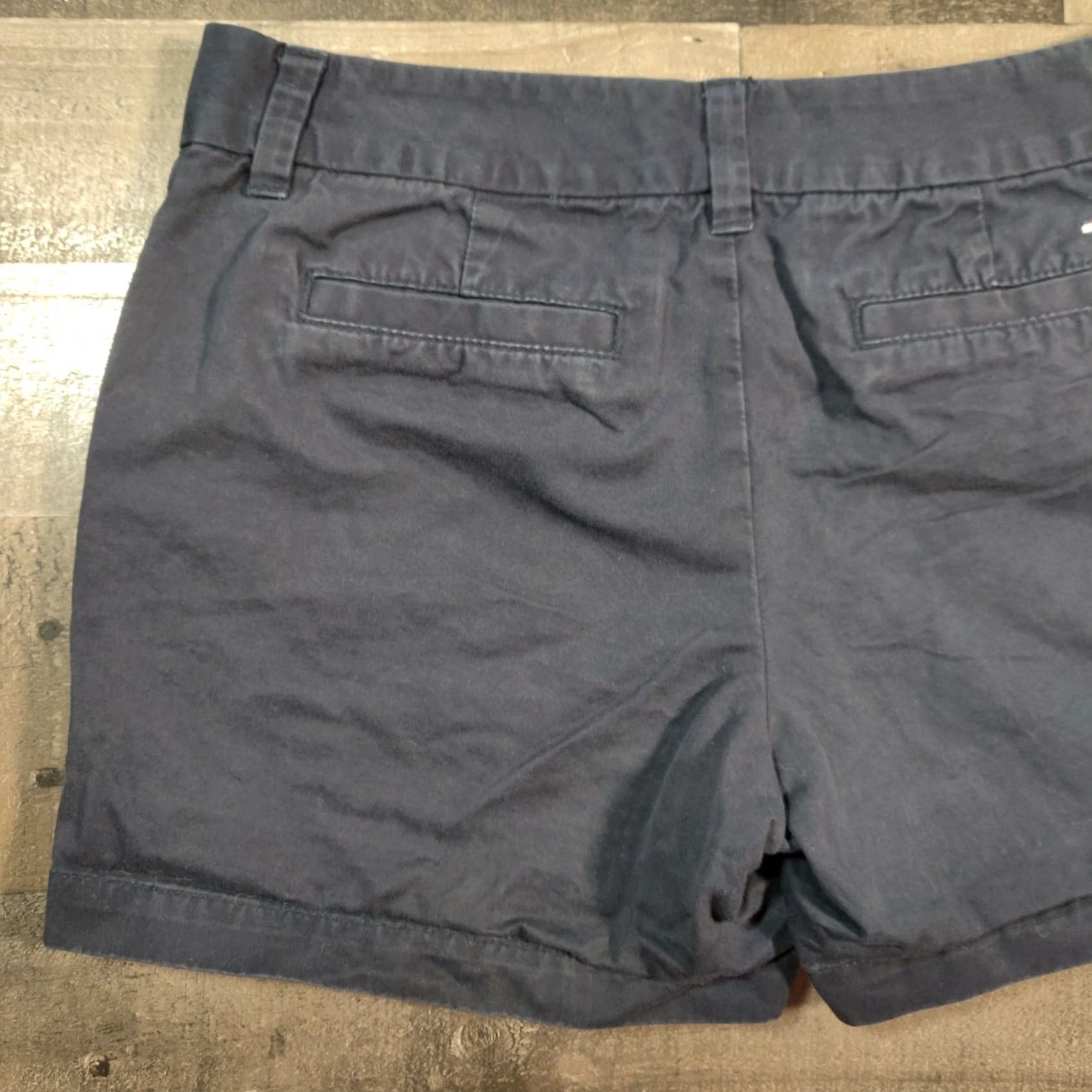 Tommy Hilfiger Tommy Hilfiger Shorts Womens Blue Chino Flat Front Mid-Rise Size 4 Preppy Zip Closure Size 30" / US 8 / IT 44 - 7 Thumbnail