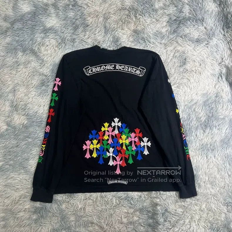 Chrome Hearts CHROME HEARTS Size XL Colored cross long sleeve Size US XL / EU 56 / 4 - 2 Thumbnail