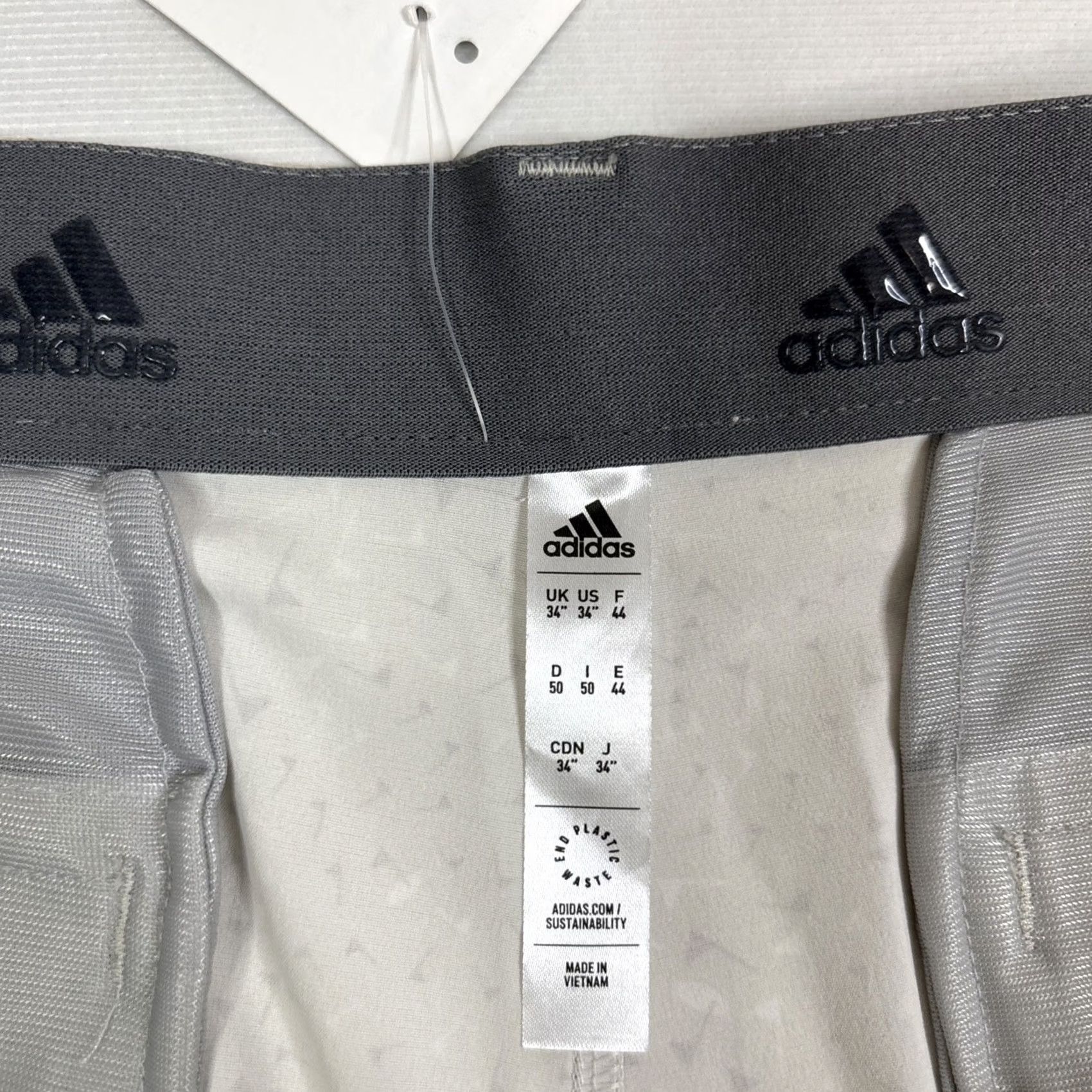 Adidas adidas Ultimate Print Clear Brown/Hemp Golf Flag Shorts Men 34 HA9126 Mens Golf Shorts Plaid Hemp Pockets Athletic Activewear Logo 90s? Size US 34 / EU 50 - 3 Thumbnail