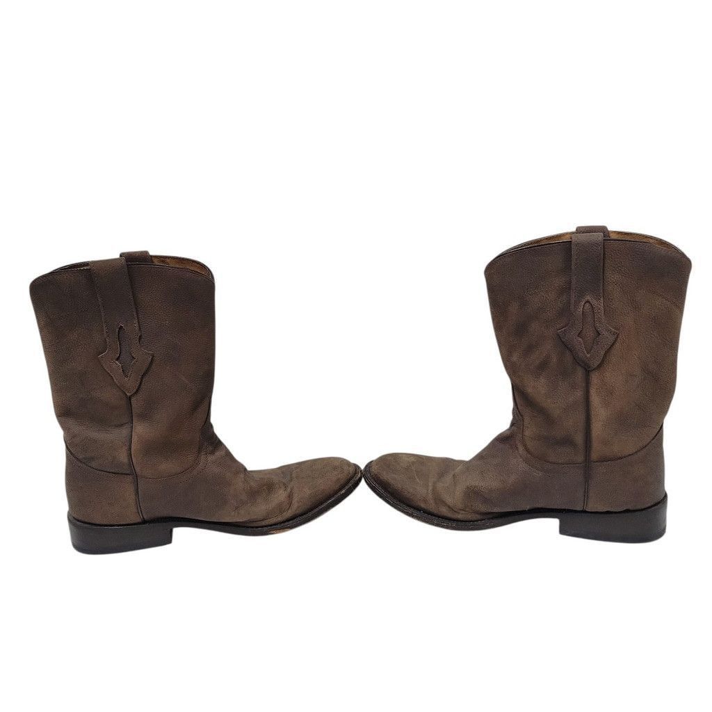 Other Resistol Handcrafted Genuine Leather Brown Boots M0016 9.5B Size US 9.5 / EU 42-43 - 2 Thumbnail