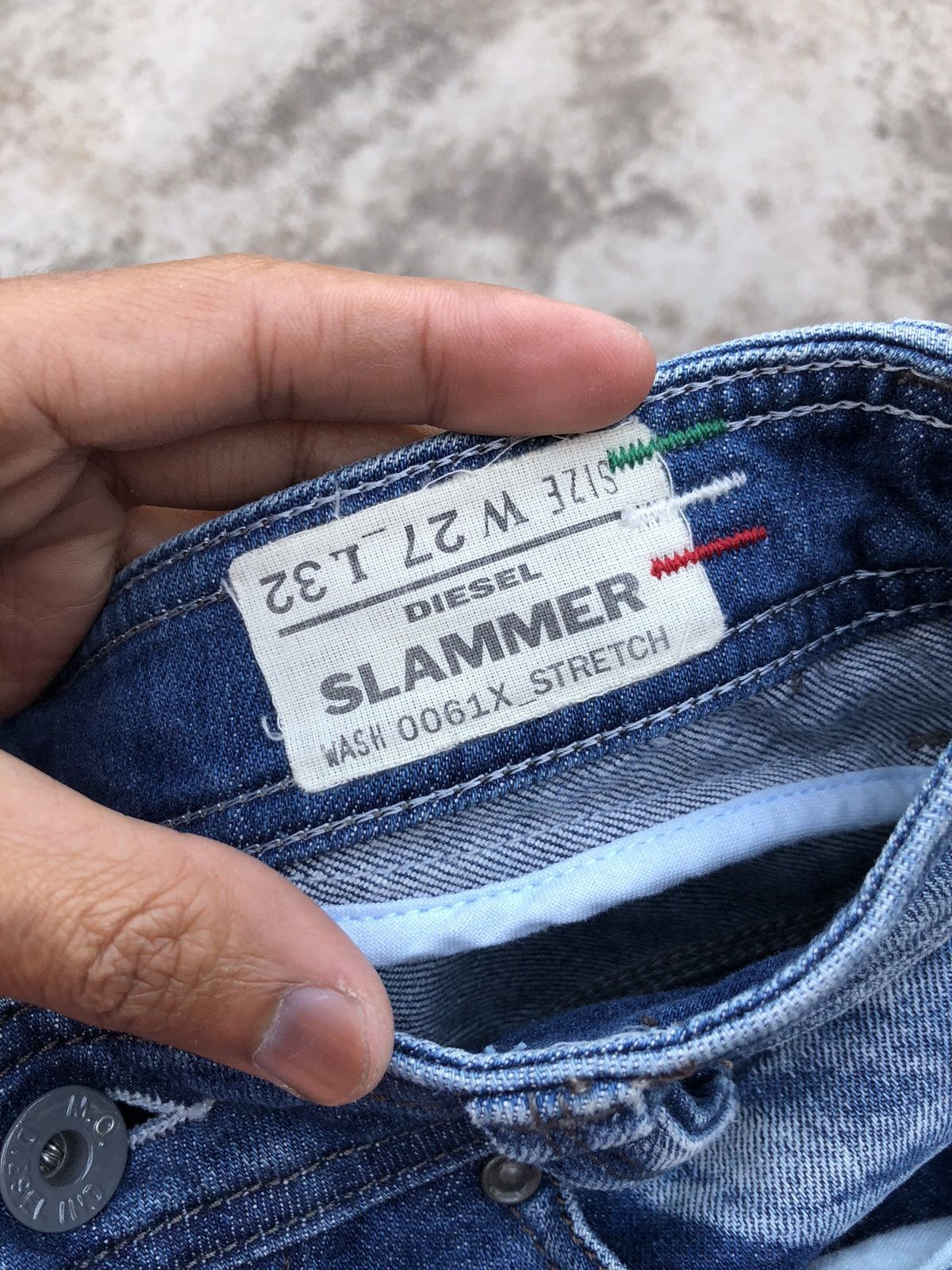 Diesel DIESEL SLAMMER STRECTHABLE DENIM Size US 27 - 4 Thumbnail