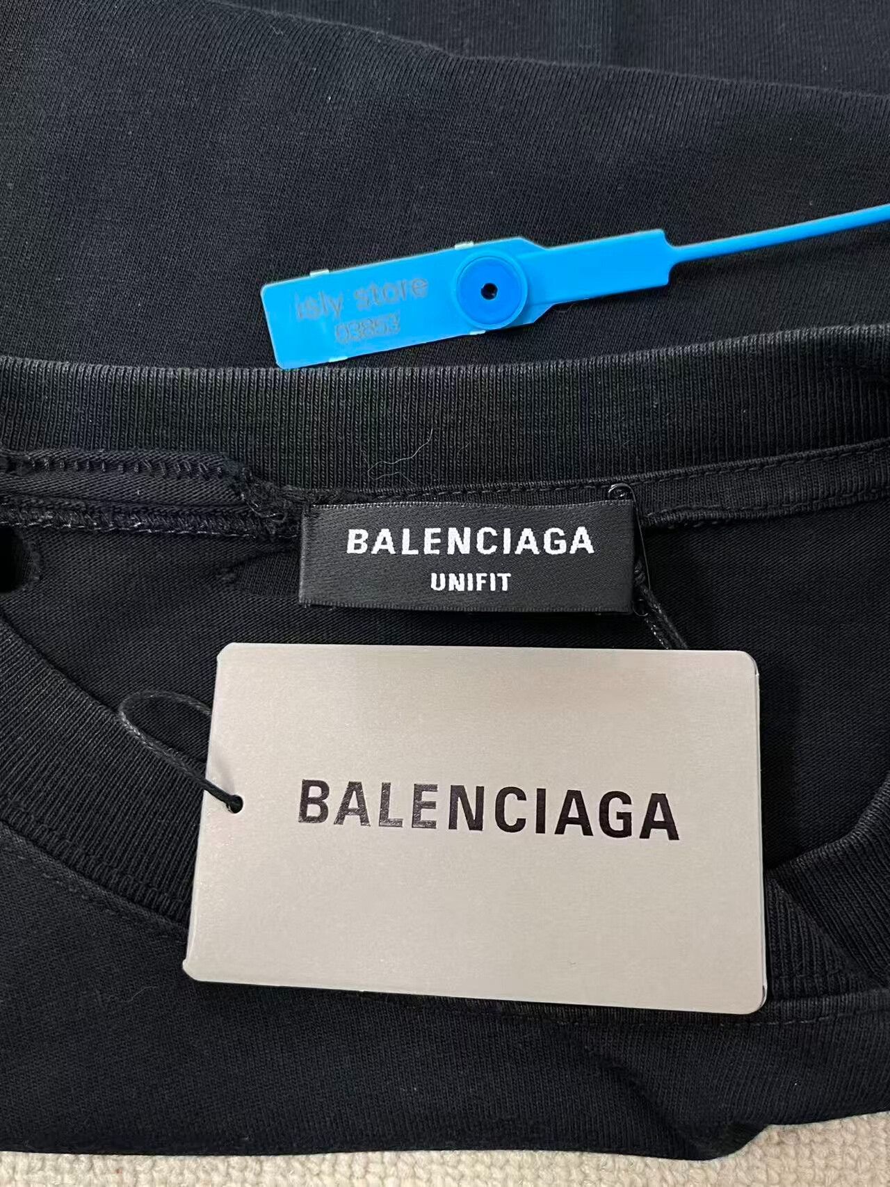 Balenciaga balenciaga black letter print t-shirt Size US S / EU 44-46 / 1 - 5 Thumbnail