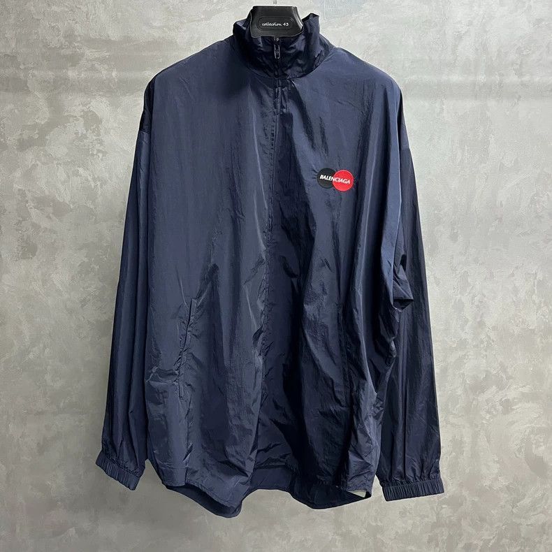Balenciaga Balenciaga Logo Zip-Up Long Sleeve Jacket-2506 Size US L / EU 52-54 / 3 - 1 Thumbnail