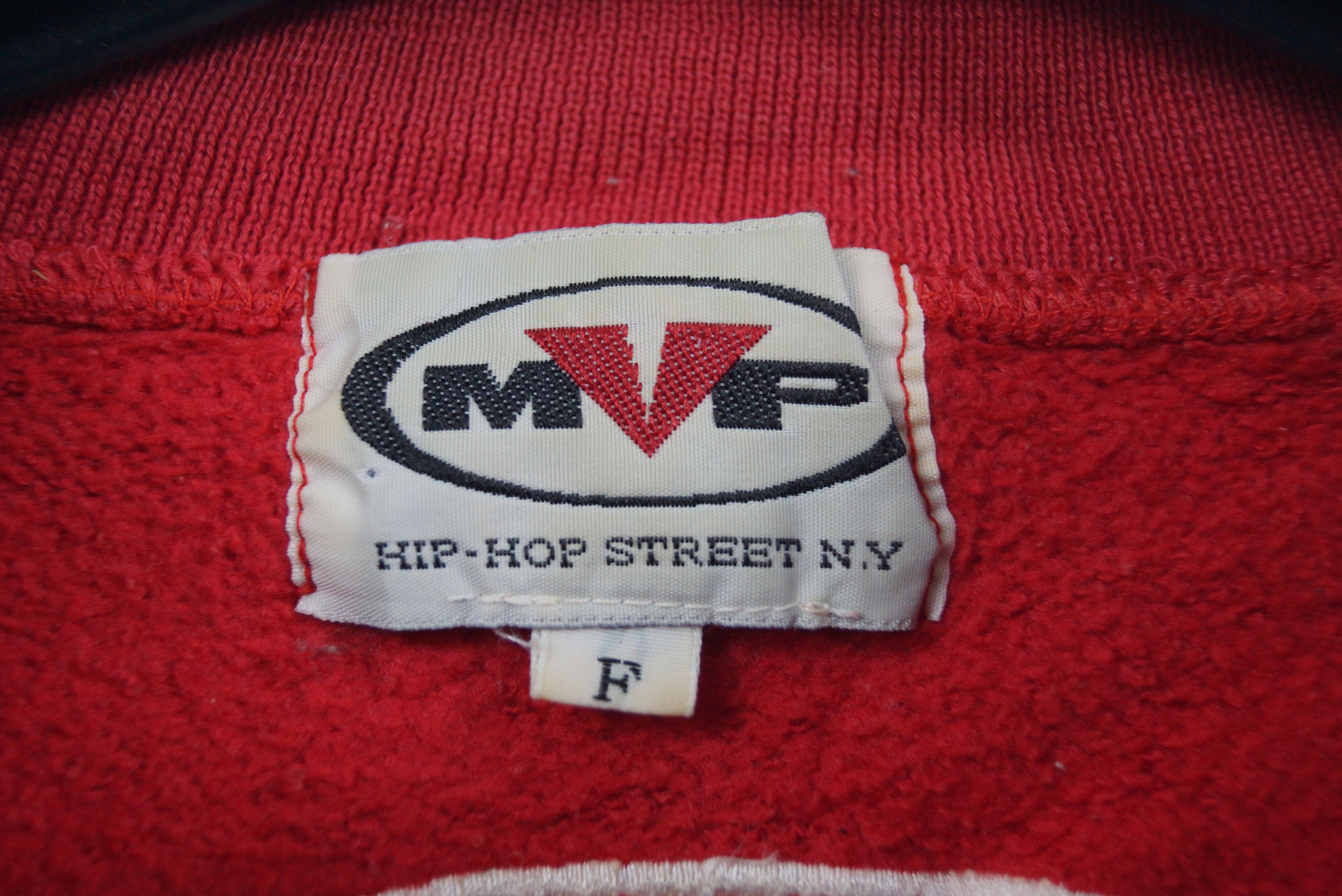 Mvp × Vintage Vintage Sweatshirt MVP Hip-Hop NY Spell Out Size US L / EU 52-54 / 3 - 3 Thumbnail
