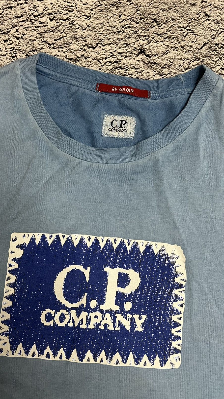 C.P. Company × Massimo Osti C.P. Company “re colour” garment dyed box logo t shirt Size US M / EU 48-50 / 2 - 4 Thumbnail