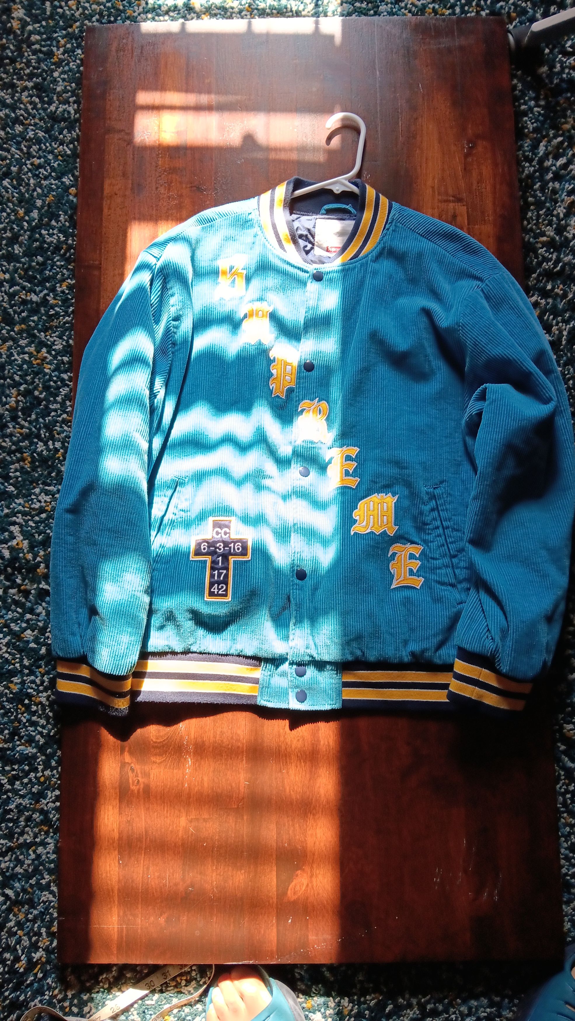 Supreme Corduroy Varsity Jacket | Grailed