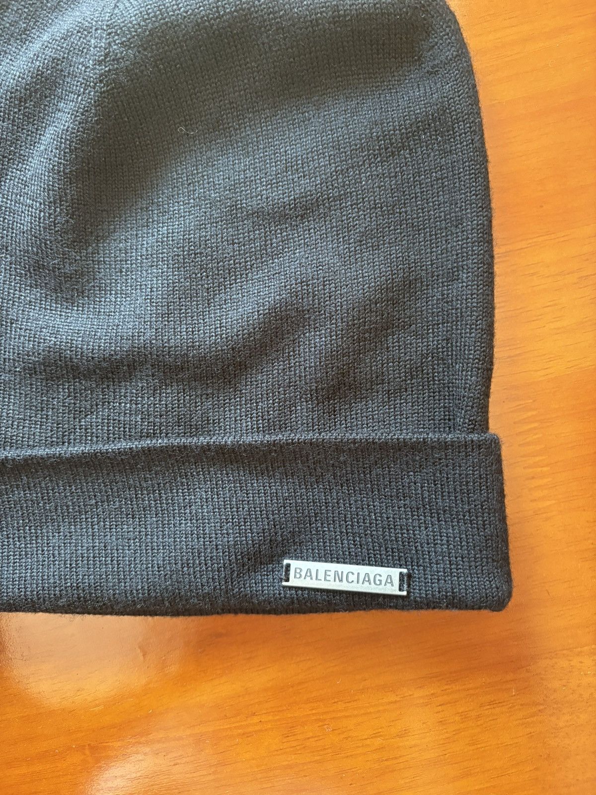 Balenciaga Metal Logo Beanie Size ONE SIZE - 2 Thumbnail