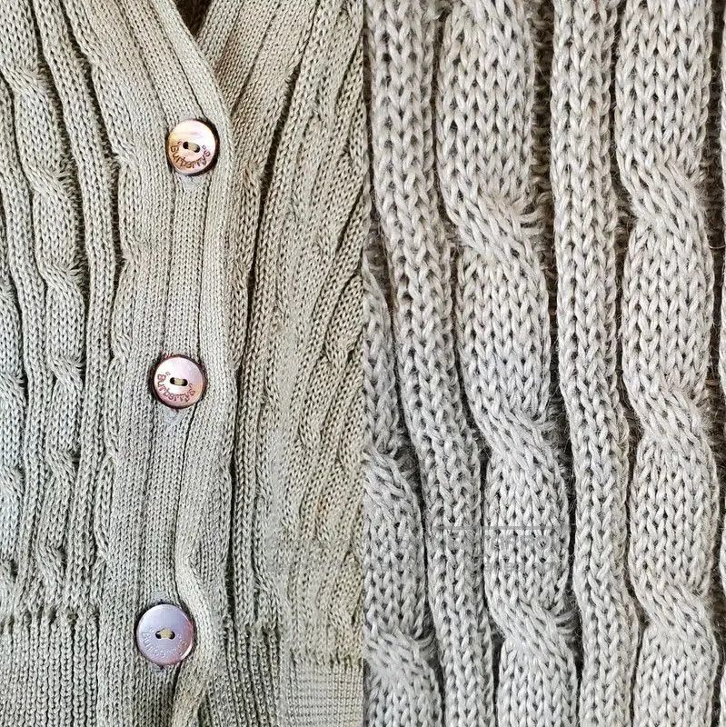 Burberry Burberry Women's Knitted Short Cardigan in Light Green. Size M / US 6-8 / IT 42-44 - 6 Thumbnail